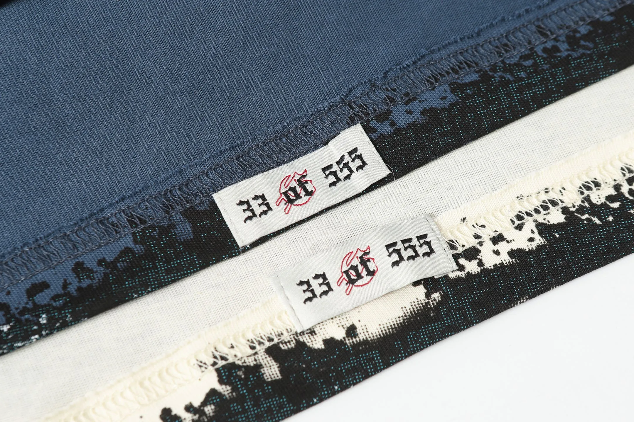5093#sea blue/apricot P106 Godspeed cross-border American rock and roll street wash retro style short-sleeved T (craft printing) fabric (fabric) 32-count combed double yarn 240 grams weight code (size): S-M-L-XL color (colour): apricot/sea blue