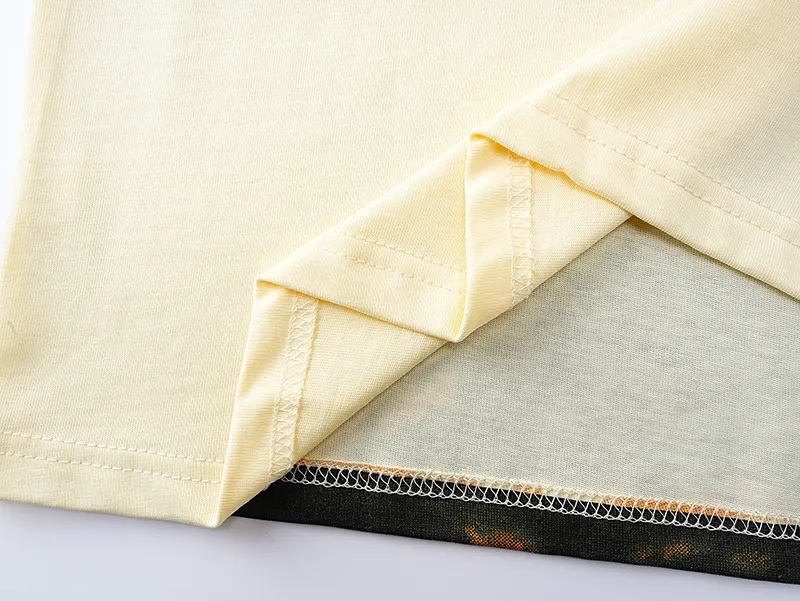 3052# P110 Real shot Godspeed American fashion rock street retro loose printed cotton short sleeves Fabric: 240g 32 count fine cotton double yarn pure cotton Color: apricot Size: S M L XL