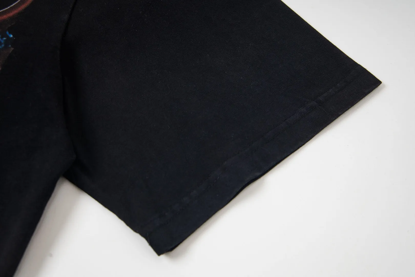 G29# GodSpeed ​​white ink direct spray washed short-sleeved S-XL size black (washed) P126