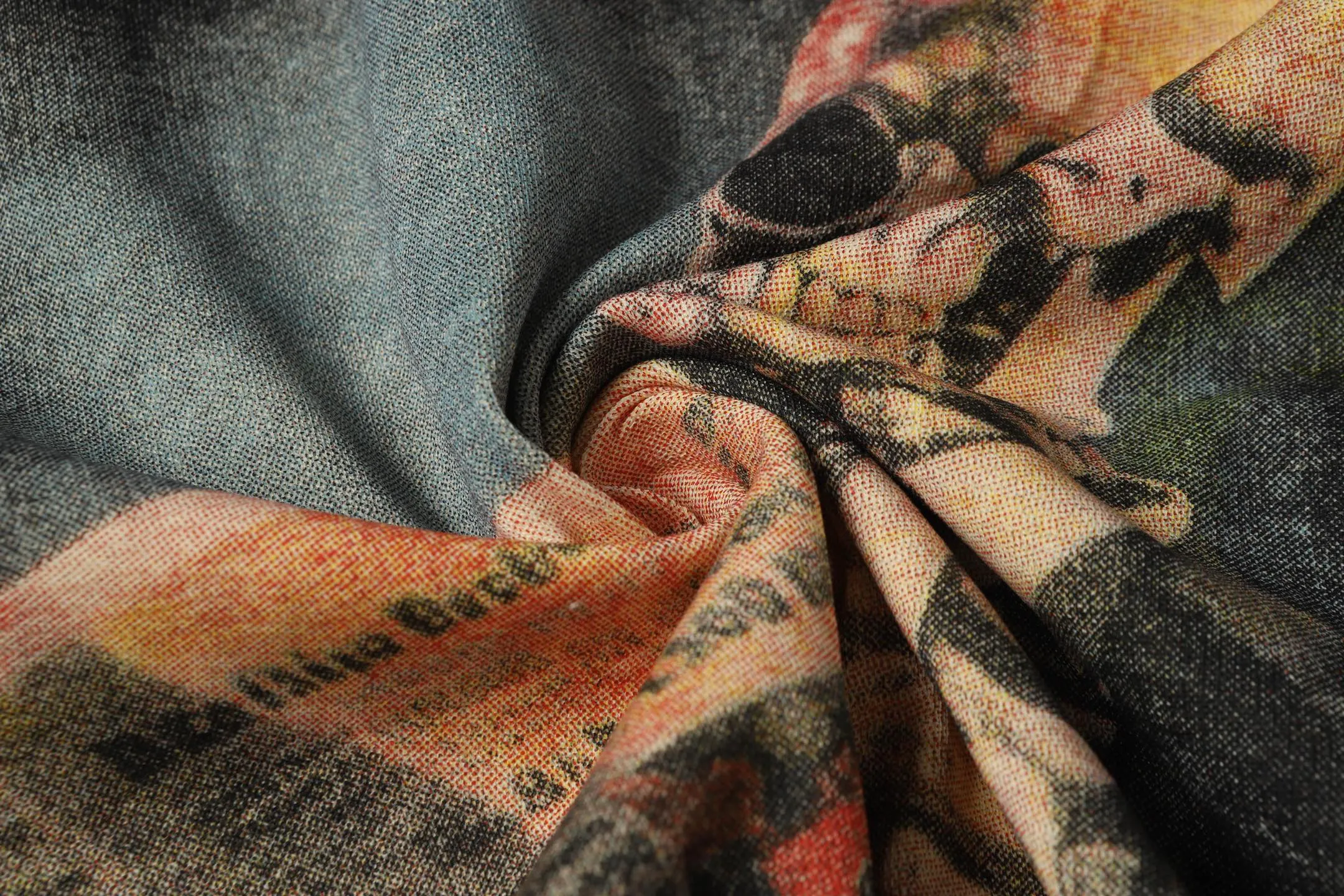 5069# Apricot | P104 Godspeed cross-border American rock and roll street washed retro style short-sleeved T (craft printing) fabric (fabric) 32 counts combed double yarn 240 grams weight code number (size): S-M-L-XL color (colour): apricot