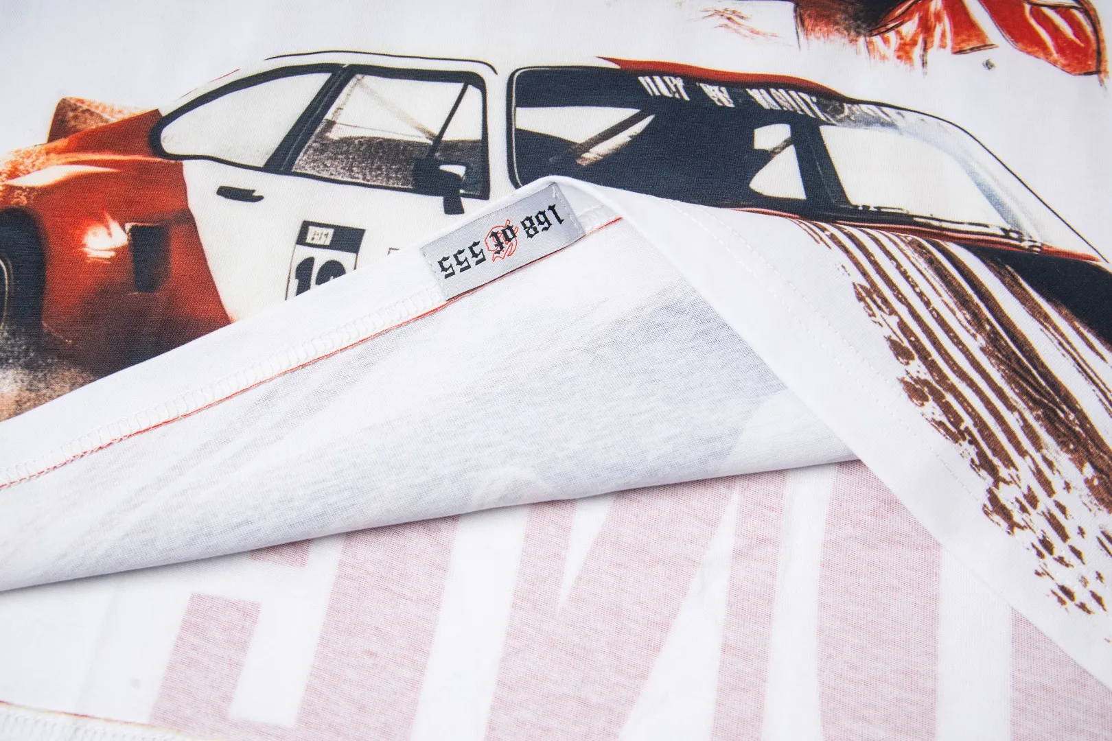G35# GodSpeed ​​white ink direct spray washable short sleeves S-XL size white P106