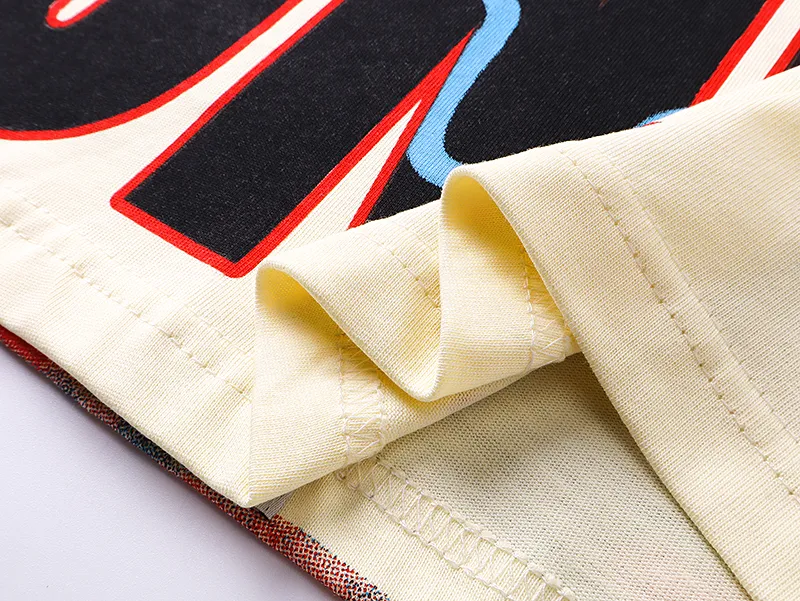 3101# P140 Real shot of Godspeed American fashion rock street pure cotton loose bottoming long-sleeved T-shirt long T-shirt Fabric: 270g 32-count fine cotton double yarn pure cotton Color: off-white Size: S M L XL