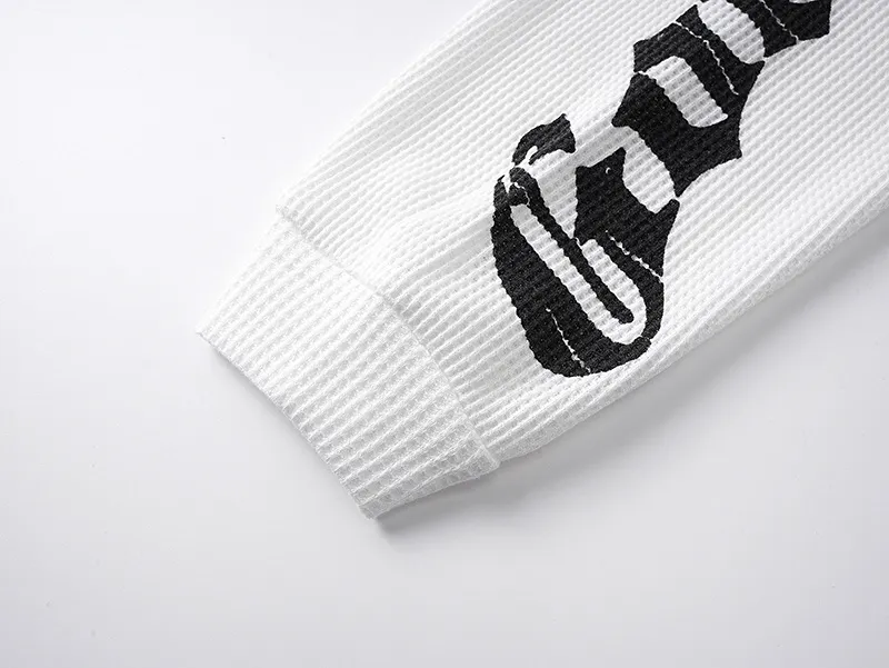 1153# P170 Real shot of Godspeed American fashion street retro washed and distressed fake two-piece pure cotton long T. Fabric: 270g 32 count fine cotton double yarn pure cotton Color: washed black washed blue code number: S M L XL