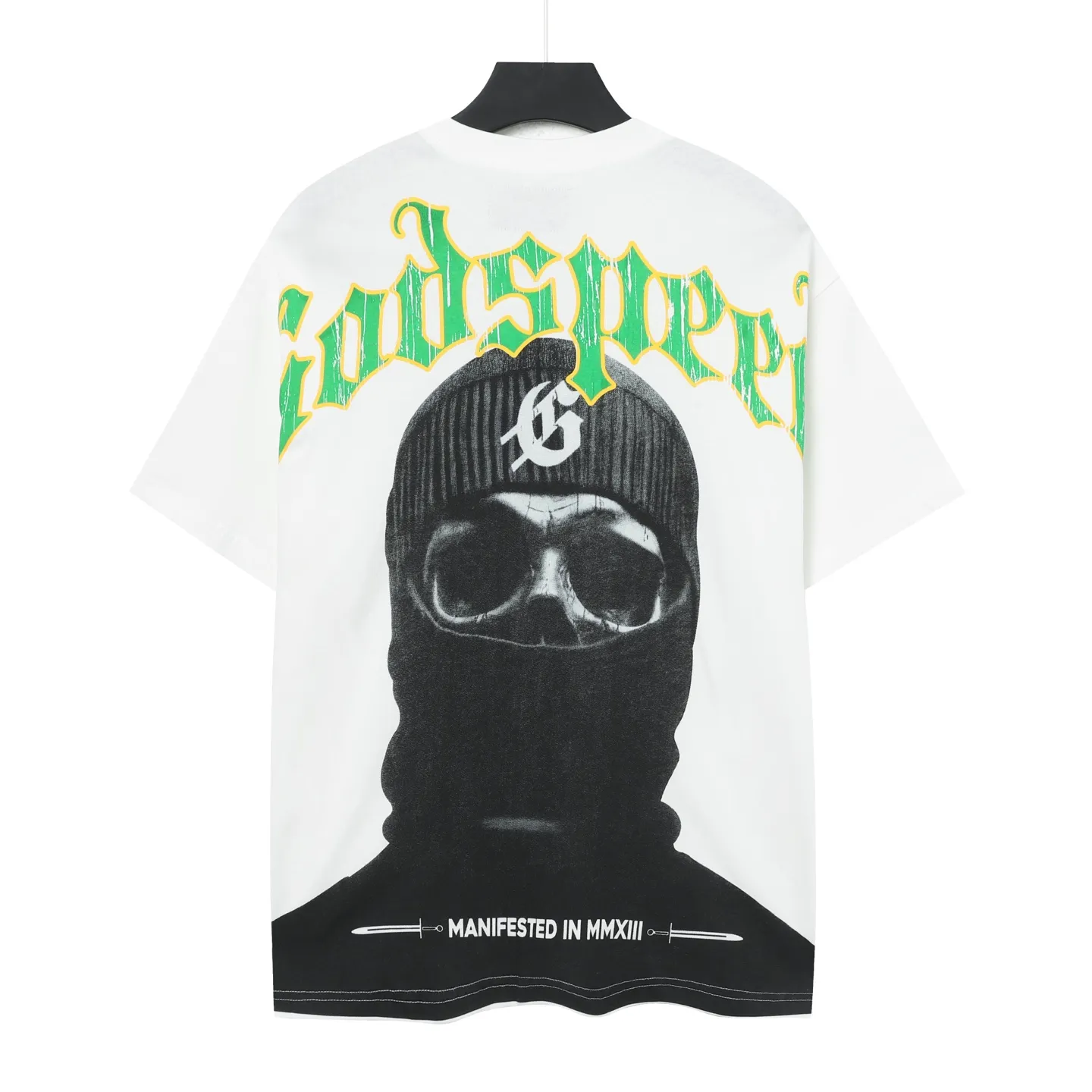 5050##White: Apricot｜P104 Godspeed cross-border American rock and roll street washed retro style short-sleeved T (craft printing) fabric (fabric): 32-count combed double yarn 240 grams weight code number (size): S-M-L-XL color (colour): white, apricot,