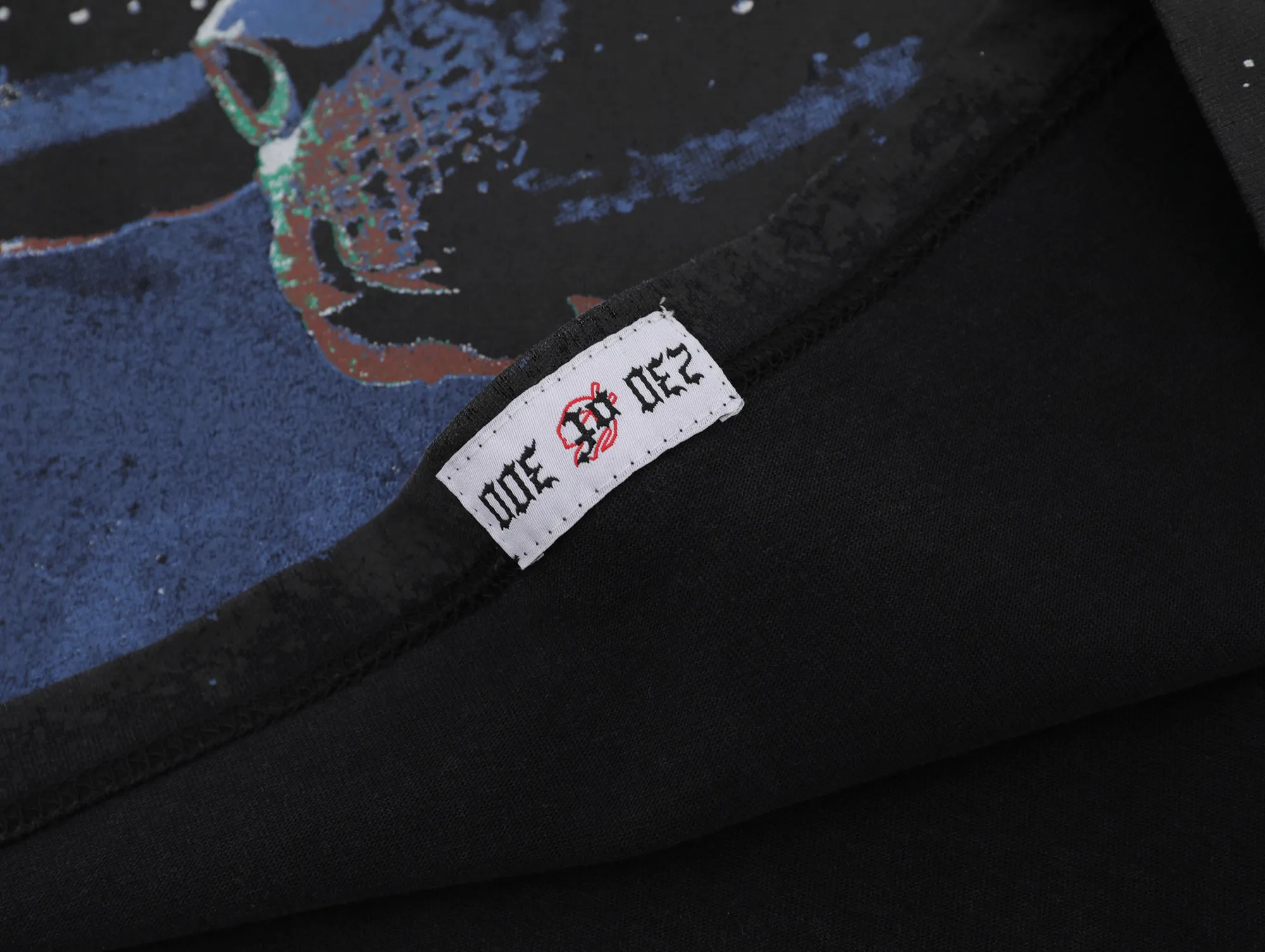 G808# P124 Godspeed short-sleeved T-shirt color: Black size: S M L XL