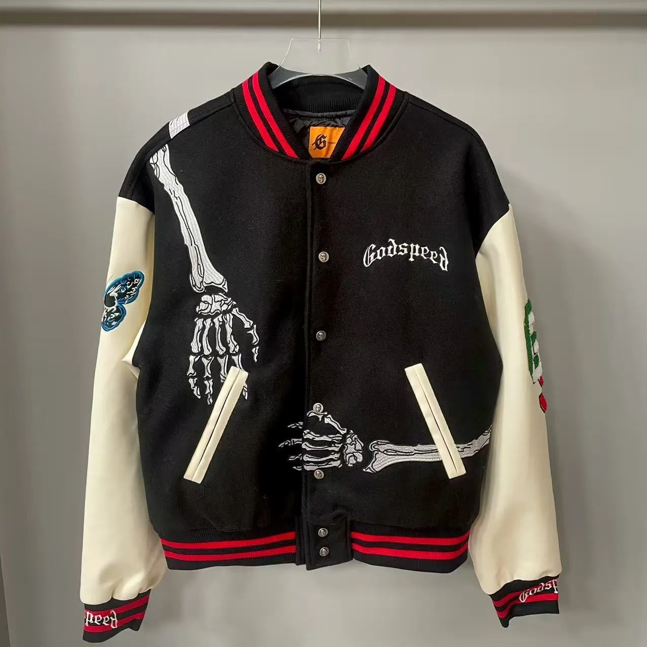 430💰G105 godspeed quilted jacket s-xl