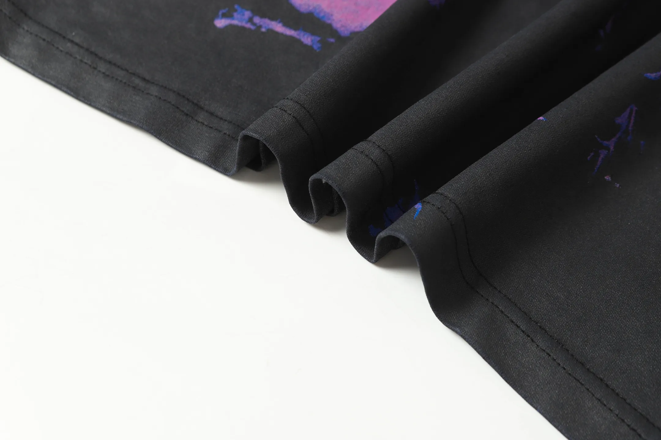6062#washed black｜P116 Godspeed cross-border American rock and roll street washed retro style short-sleeved T (craft printing) fabric (fabric): 32 count combed double yarn 250g weight code number (size): S-M-L-XL color (colour): washed black 👉