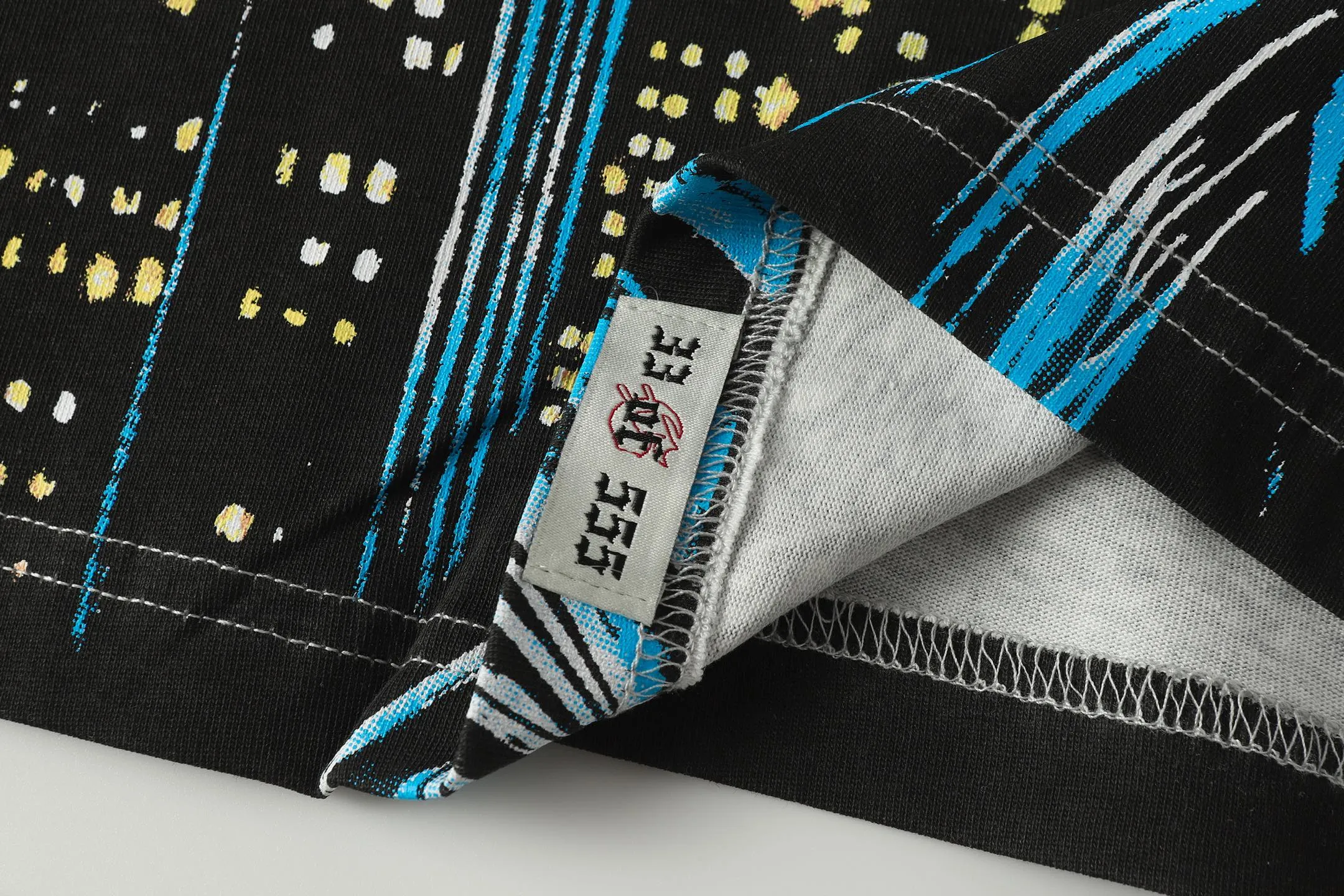 5105#Light Gray｜P106 Godspeed cross-border American rock and roll street washed retro style short-sleeved T (craft printing) fabric (fabric) 32-count combed double yarn 240 grams weight code number (size): S-M-L-XL color (colour): light gray