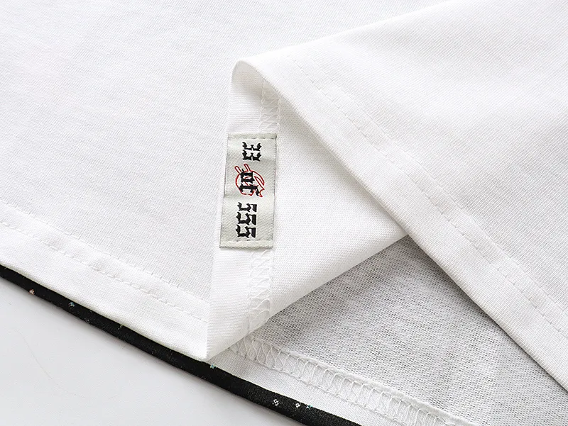 3076# P106 Real shot Godspeed American fashion rock street retro loose printed cotton short sleeves Fabric: 240g 32 count fine cotton double yarn pure cotton Color: off-white Size: S M L XL