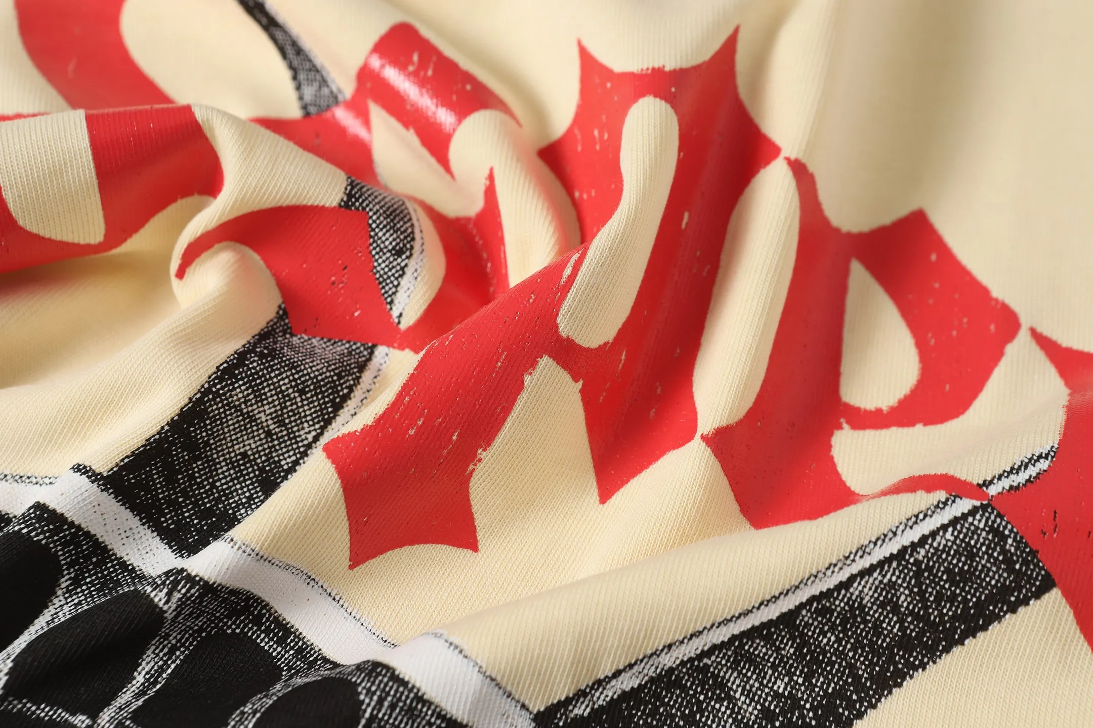 5086#vine purple/apricot color｜P104 Godspeed cross-border American rock and roll street washed retro style short-sleeved T (craft printing) fabric (fabric) 32 count combed double yarn 240 grams weight code number (size): S-M-L-XL color (colour): apricot/vine purple