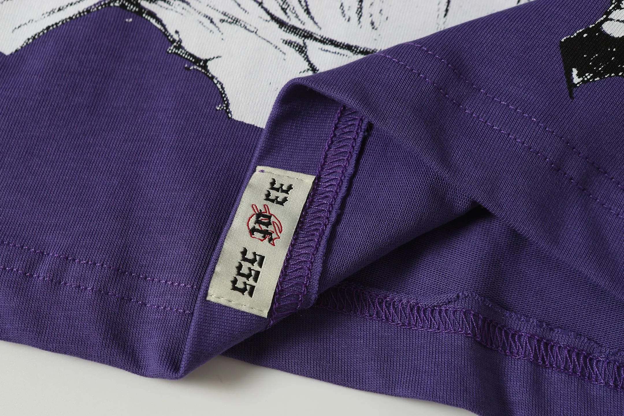 5086#vine purple/apricot | P104 Godspeed cross-border American rock and roll street washed retro style short-sleeved T (craft printing) fabric (fabric) 32 counts combed double yarn 240 grams weight code number (size): S-M-L-XL color (colour): apricot/vine purple 👉