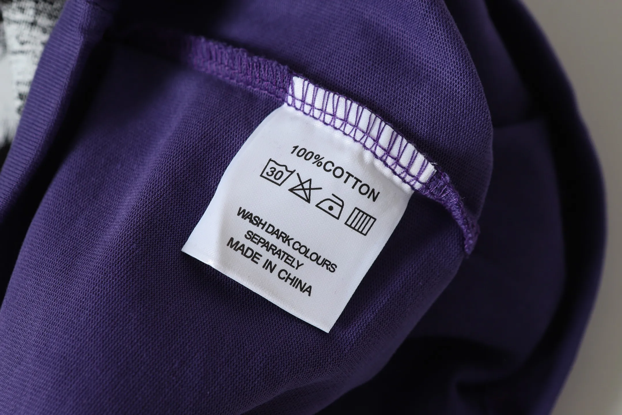 5086#vine purple/apricot | P104 Godspeed cross-border American rock and roll street washed retro style short-sleeved T (craft printing) fabric (fabric) 32 counts combed double yarn 240 grams weight code number (size): S-M-L-XL color (colour): apricot/vine purple 👉
