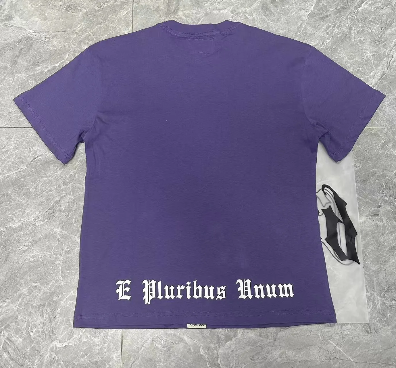 5086#vine purple/apricot | P104 Godspeed cross-border American rock and roll street washed retro style short-sleeved T (craft printing) fabric (fabric) 32 counts combed double yarn 240 grams weight code number (size): S-M-L-XL color (colour): apricot/vine purple 👉