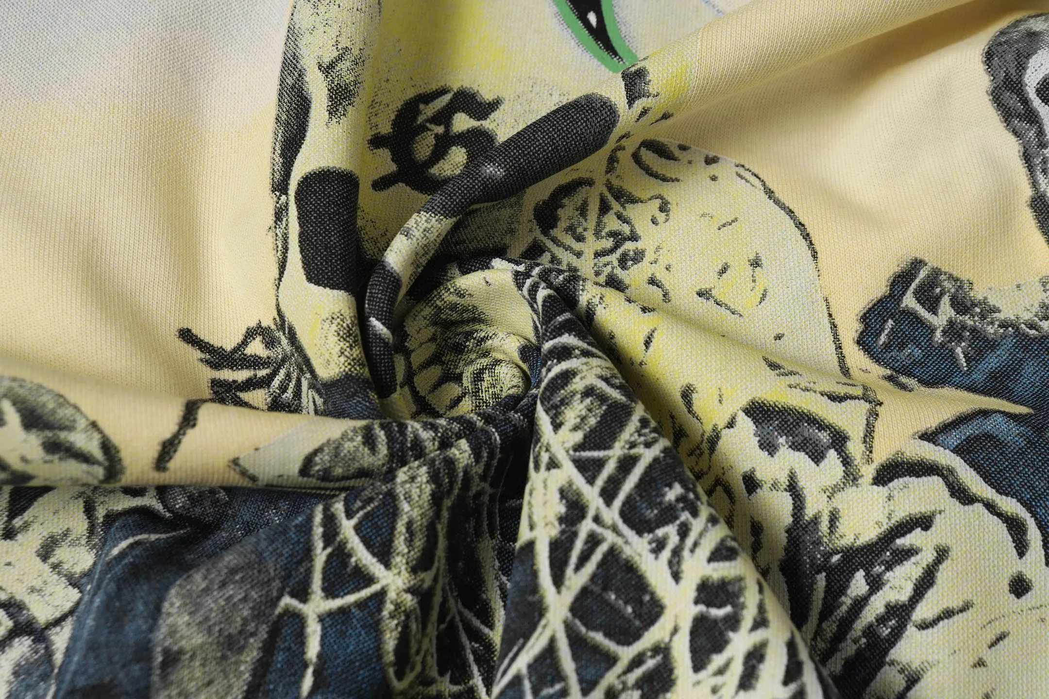 5067#Apricot | P104 Godspeed cross-border American rock and roll street washed retro style short-sleeved T (craft printing) fabric (fabric) 32-count combed double yarn 240 grams weight code number (size): S-M-L-XL color (colour): apricot