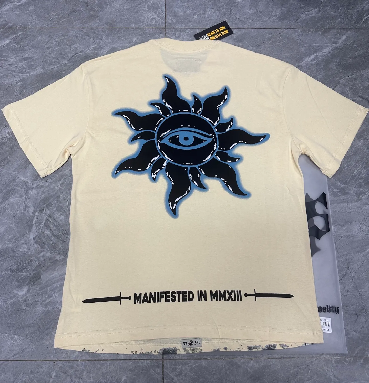 5067#Apricot | P104 Godspeed cross-border American rock and roll street washed retro style short-sleeved T (craft printing) fabric (fabric) 32-count combed double yarn 240 grams weight code number (size): S-M-L-XL color (colour): apricot