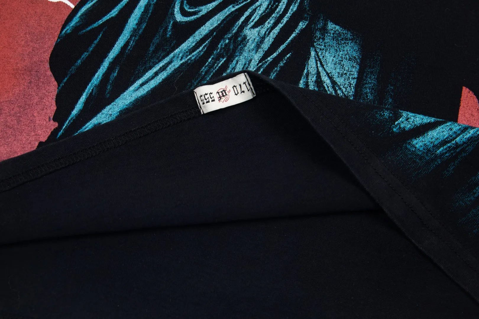 G57# GodSpeed ​​HD printed washed long sleeve S-XL size black red black blue black yellow P166