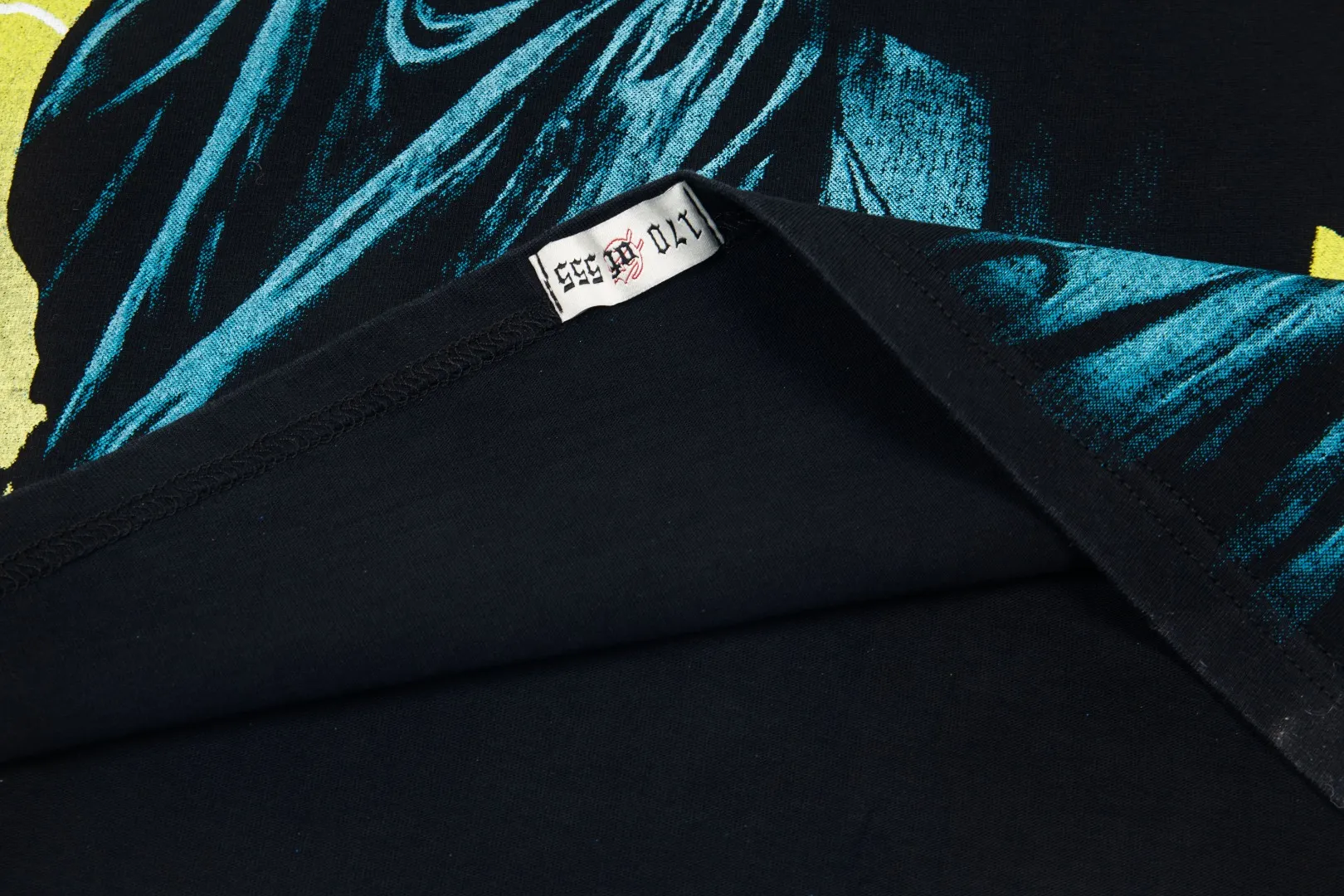 G57# GodSpeed ​​HD printed washed long sleeve S-XL size black red black blue black yellow P166