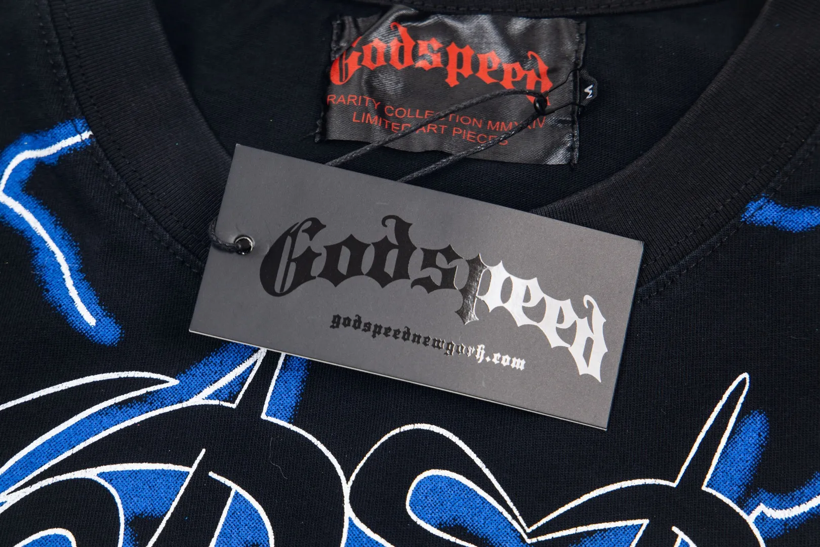 G57# GodSpeed ​​HD printed washed long sleeve S-XL size black red black blue black yellow P166