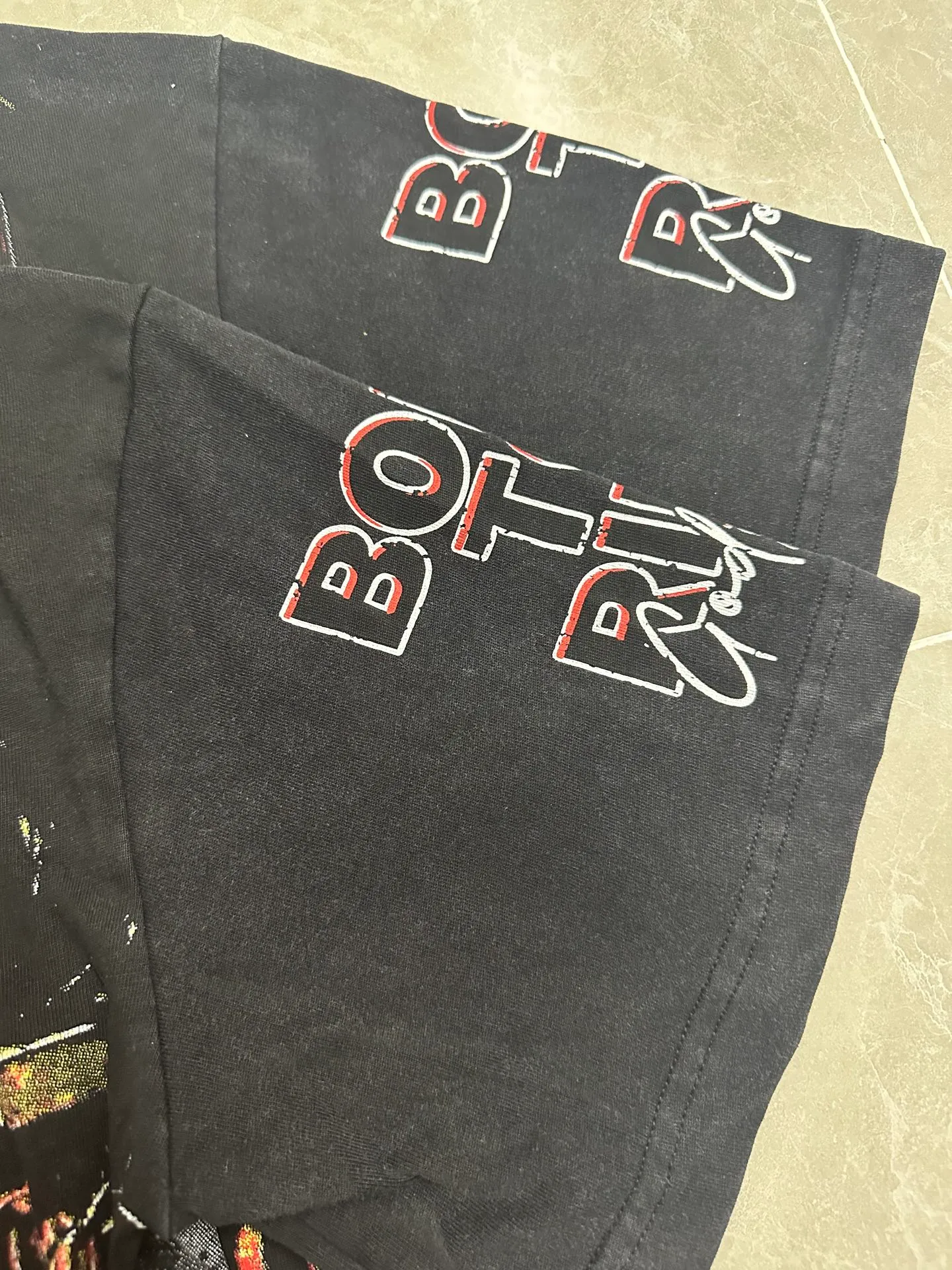 6316# washed black | P116 Godspeed cross-border American rock and roll street washed retro style short-sleeved T (craft printing) fabric (fabric): 32 count combed double yarn 250 grams weight code number (size): S-M-L-XL color (colour): washed black