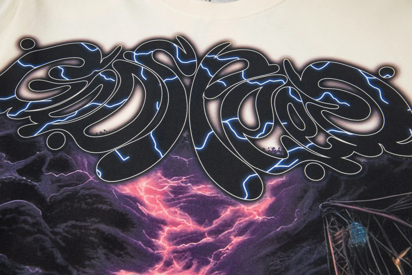 G52# GodSpeed ​​white ink direct spray wash long sleeve S-XL size apricot P146