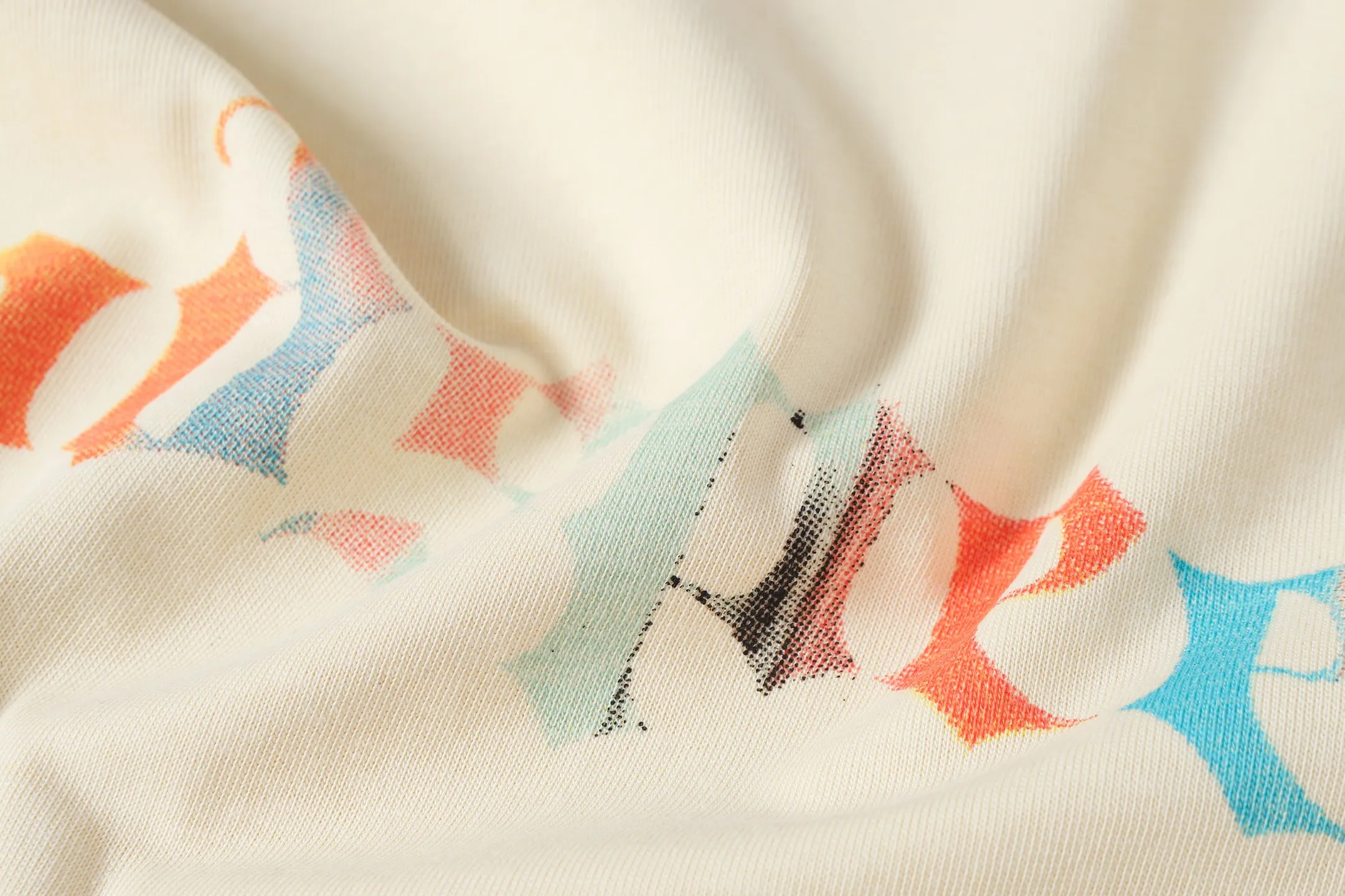 5097#Apricot | P104 Godspeed cross-border American rock and roll street washed retro style short-sleeved T (craft printing) fabric (fabric) 32 counts combed double yarn 240 grams weight code number (size): S-M-L-XL color (colour): apricot