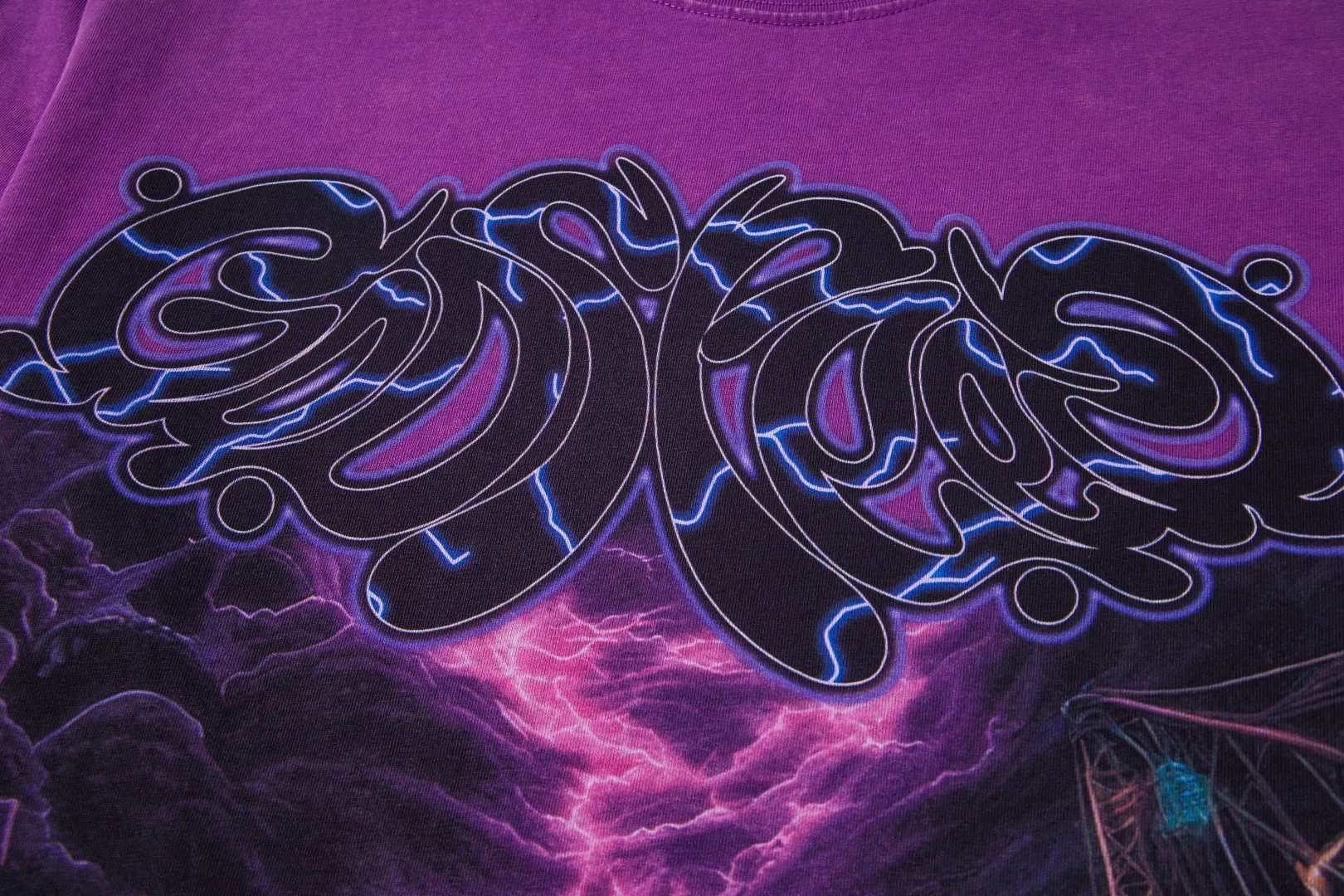 G52# GodSpeed ​​white ink direct spray washed long sleeve S-XL size purple (washed) P156 apricot P146