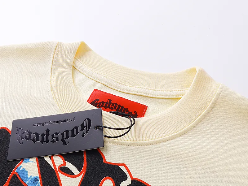3102# P140 Real shot of Godspeed American fashion rock street pure cotton loose bottoming long-sleeved T-shirt long T. Fabric: 270g 32 count fine cotton double yarn pure cotton Color: Apricot Code number: S M L XL