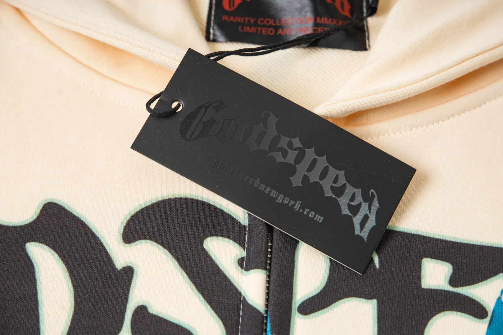 G39# GodSpeed ​​white ink direct spray zipper sweatshirt S-XL washed black P236 apricot P226