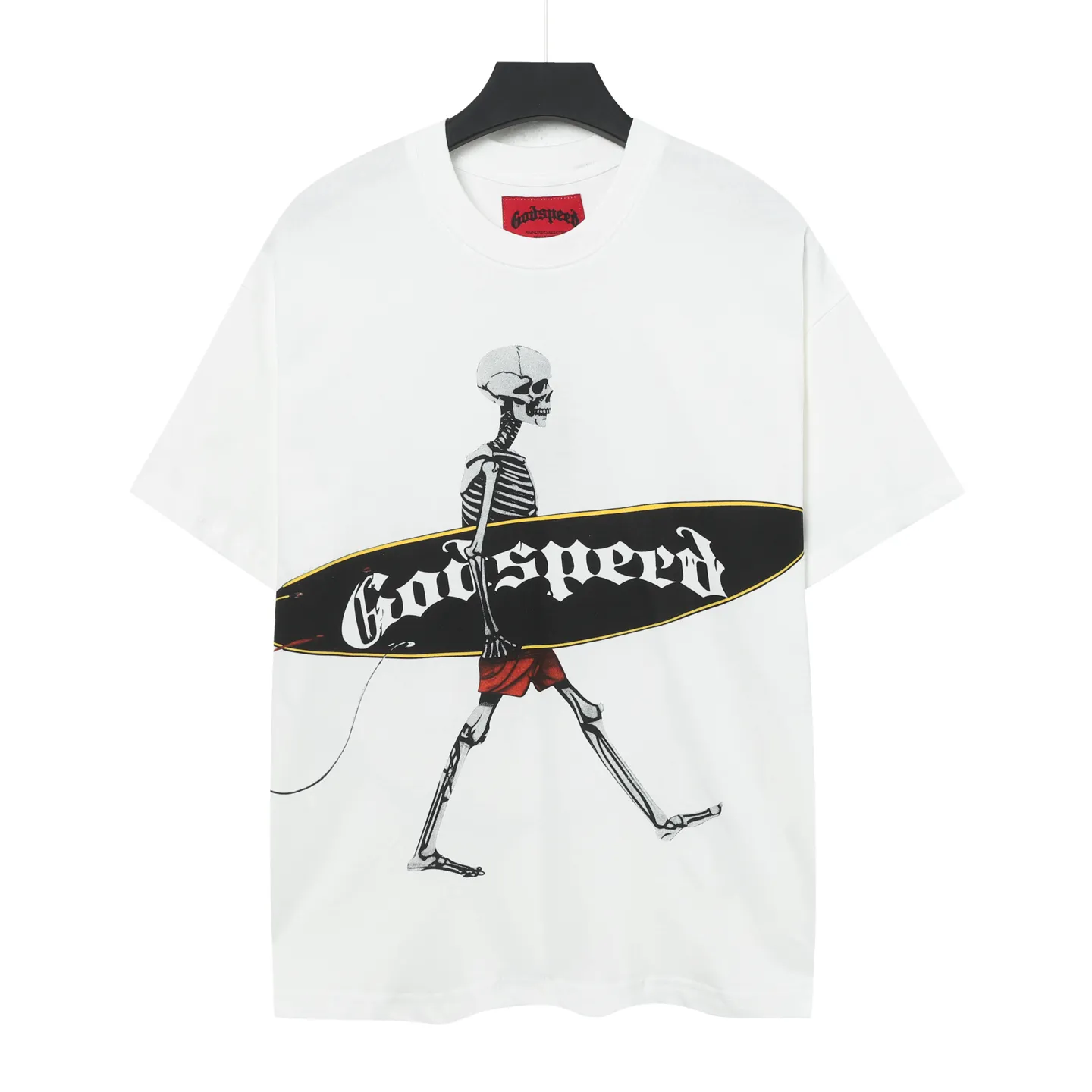 5049#White/Apricot｜P104 Godspeed cross-border American rock and roll street washed retro style short-sleeved T (craft printing) fabric (fabric): 32-count combed double yarn 240 grams weight code number (size): S-M-L-XL color (colour): white, apricot,