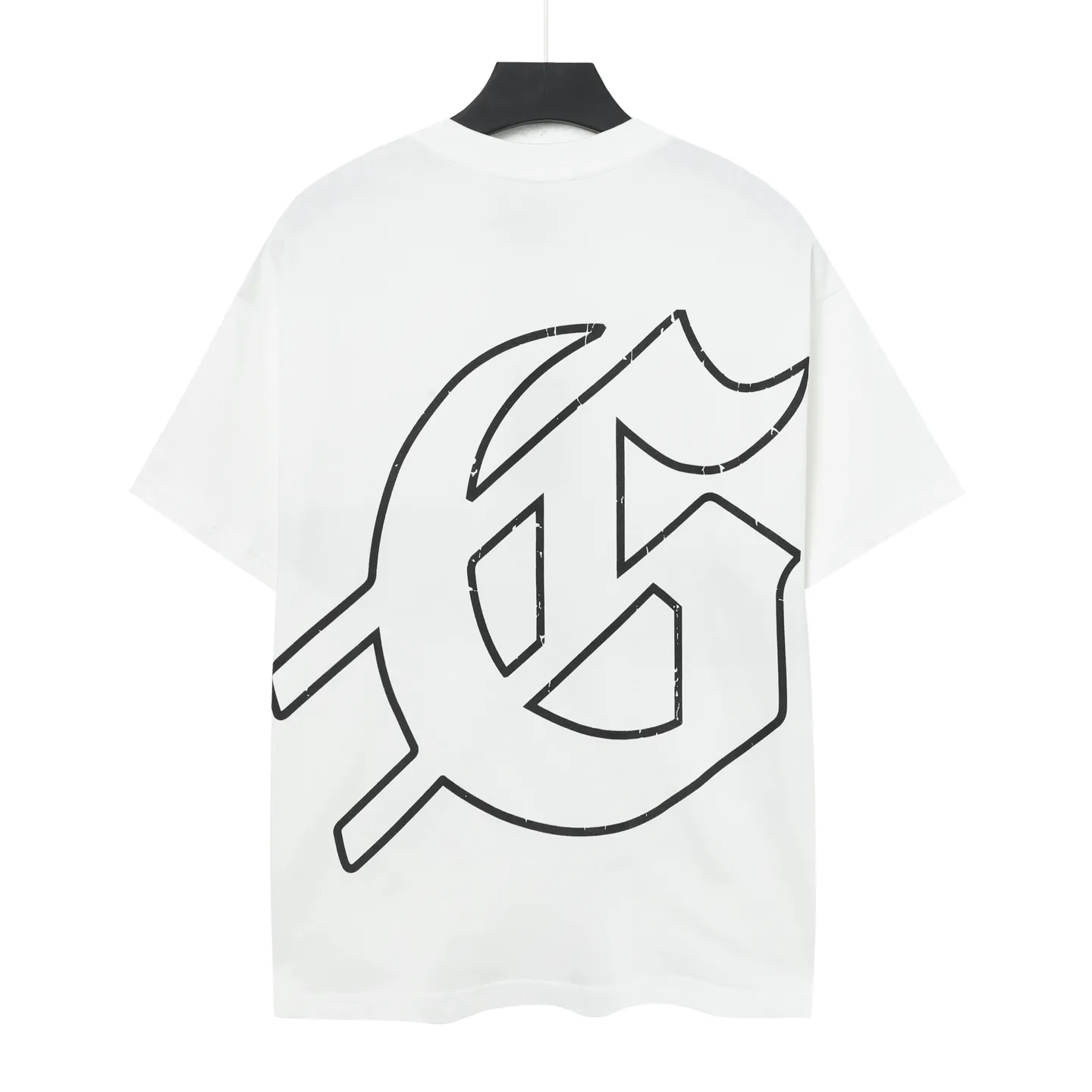 5049#White/Apricot｜P104 Godspeed cross-border American rock and roll street washed retro style short-sleeved T (craft printing) fabric (fabric): 32-count combed double yarn 240 grams weight code number (size): S-M-L-XL color (colour): white, apricot,