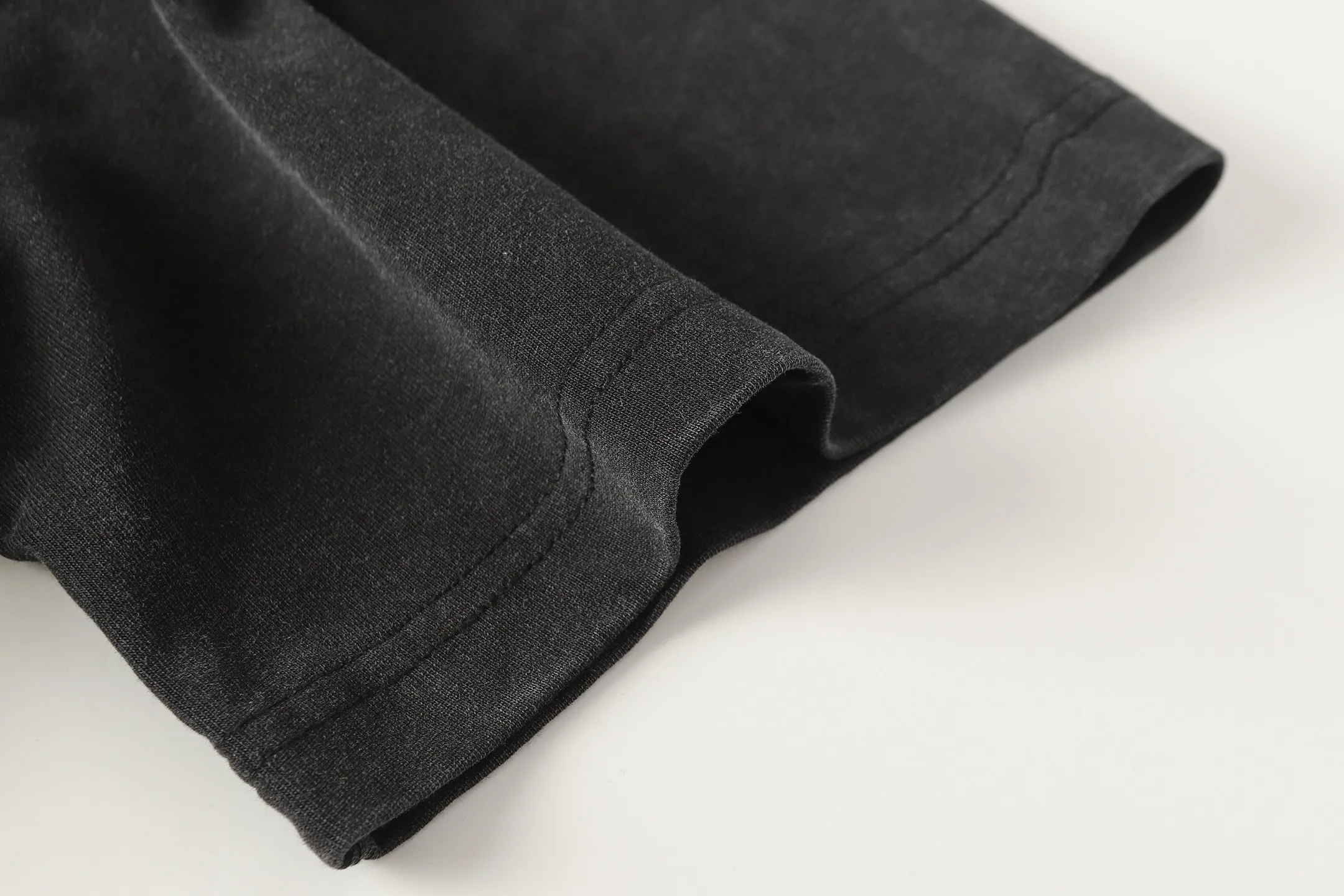 6095# washed black I P116 high-definition printing. soft touch Godspeed cross-border American rock and roll street washed retro style short-sleeved T (craft printing) fabric (fabric): 32 count combed double yarn 250 grams weight code (size): S-M-L-XL color (colour): washed black 👉 👉 👉