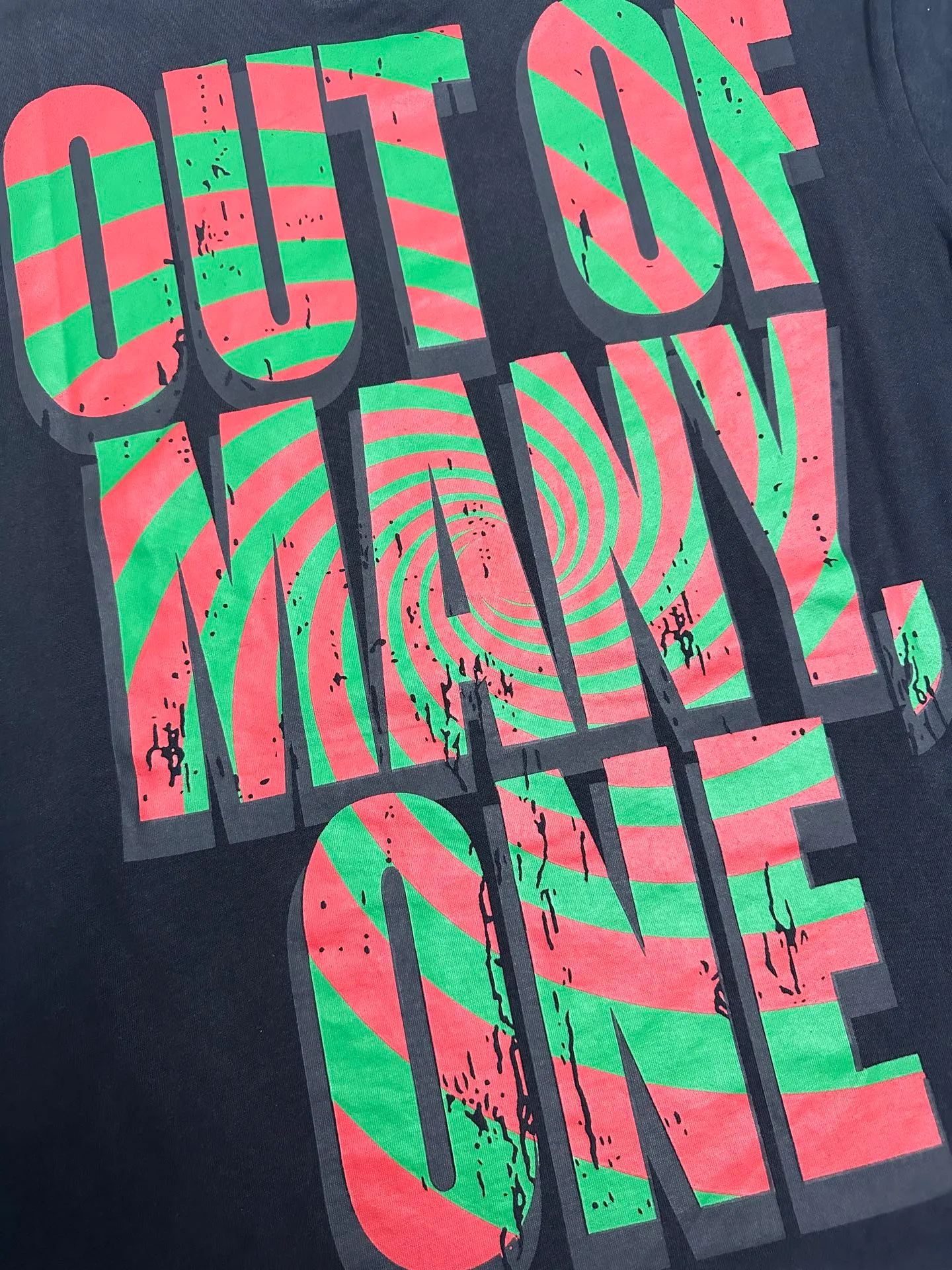 6317 washed black I P116 #Godspeed cross-border American rock and roll street washed retro style short-sleeved T (craft printing) fabric (fabric): 32 count combed double yarn 250 grams weight code number (size): S-M-L-XL color (colour): washed black