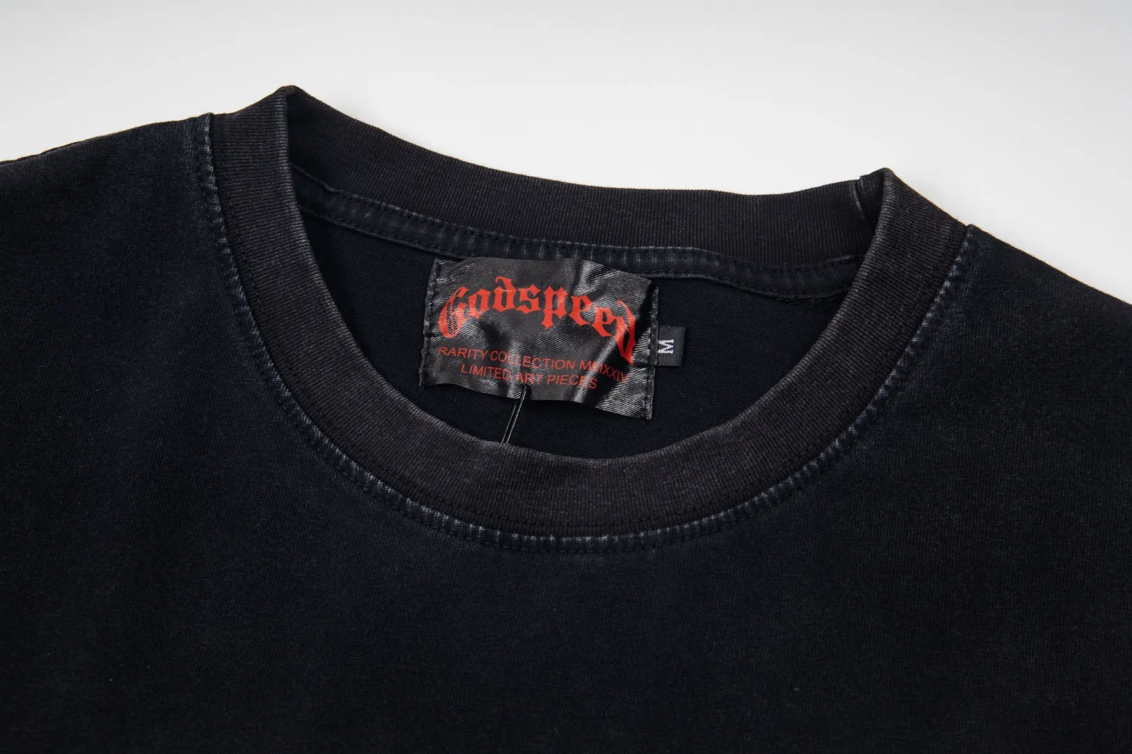 G69# GodSpeed ​​High Definition Printed Washed Short Sleeves S-XL Black P116 Blue P116 Gray P116