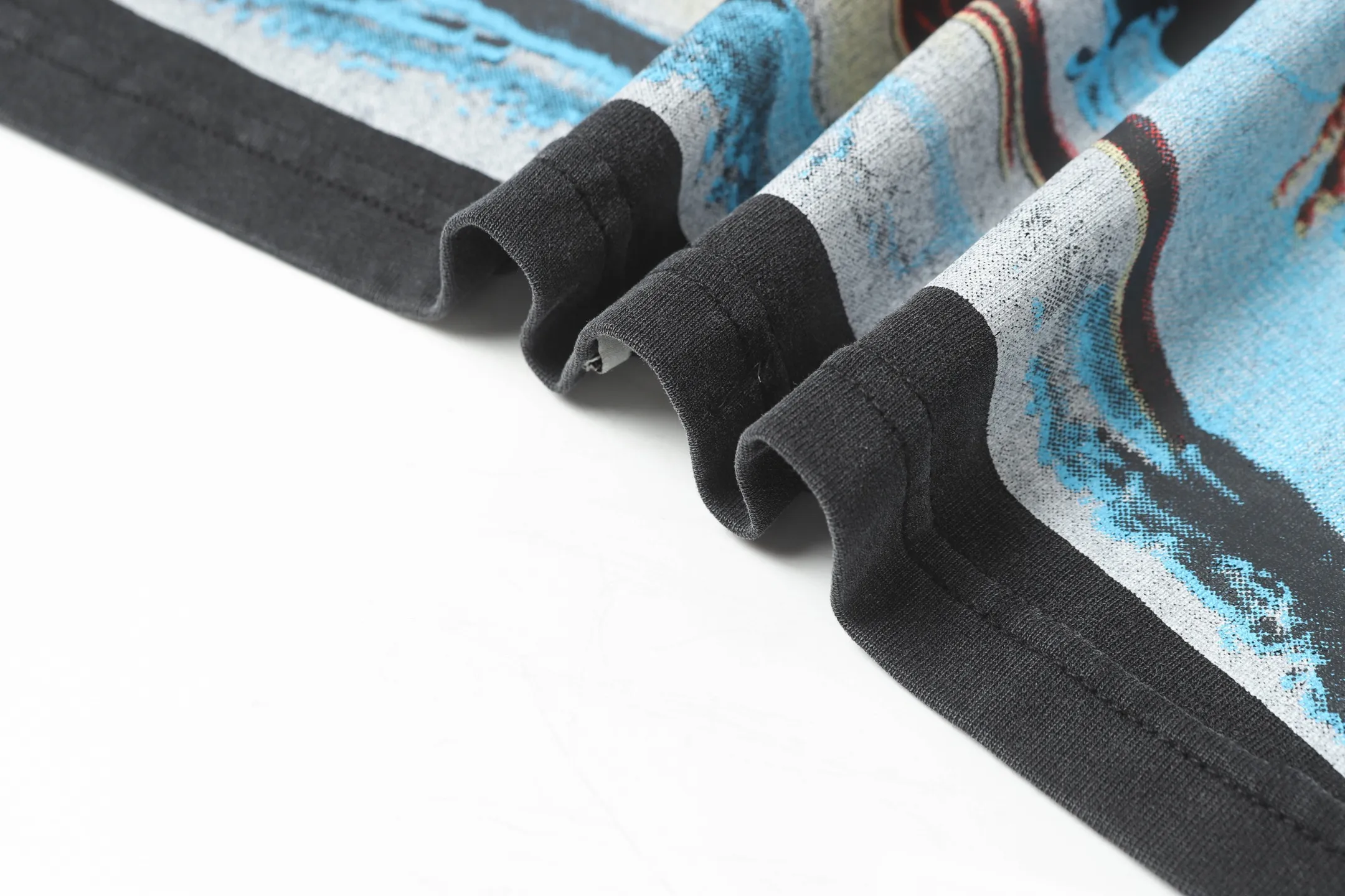 6025# washed black｜P116 Godspeed cross-border American rock and roll street washed retro style short-sleeved T (craft printing) fabric (fabric): 32 count combed double yarn 250 grams weight code (size): S-M-L-XL color (colour): washed black 👉