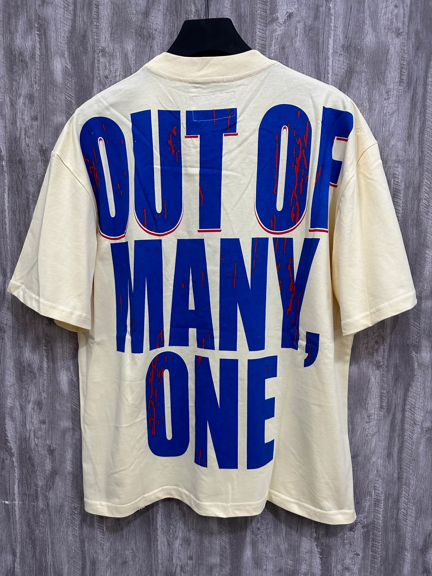 5020#Apricot｜P104 Godspeed cross-border American rock and roll street washed retro style short-sleeved T (craft printing) fabric (fabric) 32-count combed double yarn 240 grams weight code number (size): S-M-L-XL color (colour): apricot