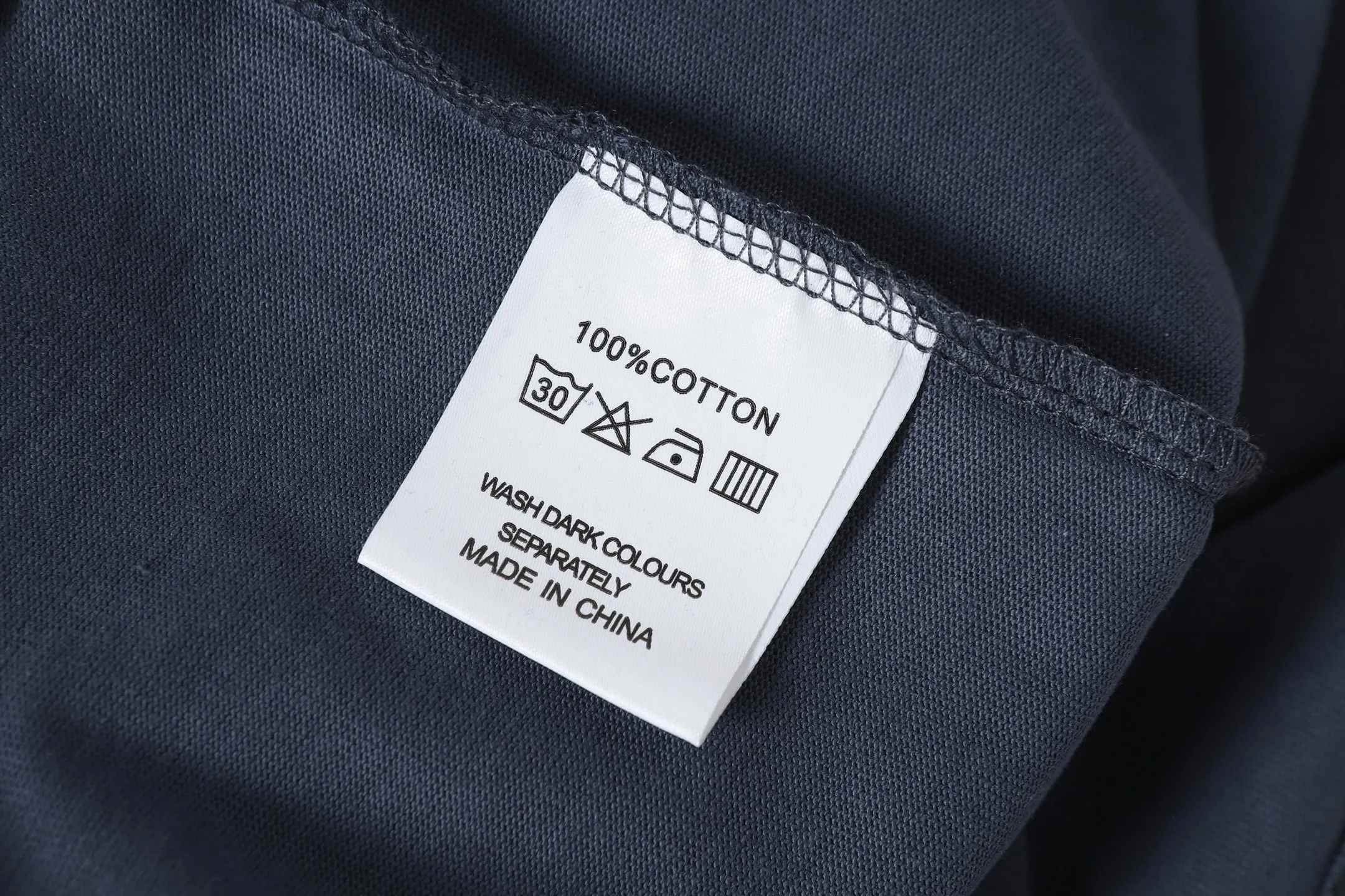 5087#seawater blue I P104 Godspeed cross-border American rock and roll street washed retro style short-sleeved T (craft printing) fabric (fabric) 32 combed double yarns 240 grams weight code number (size): S-M-L-XL color (colour): sea blue