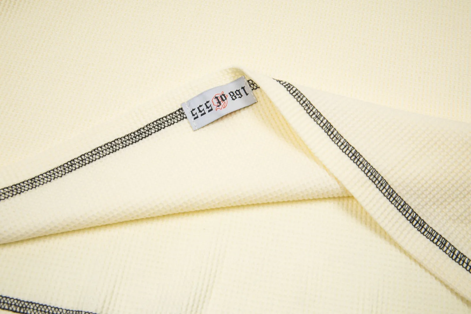 G61# GodSpeed ​​printed waffle long sleeve S-XL size black, apricot, white P130