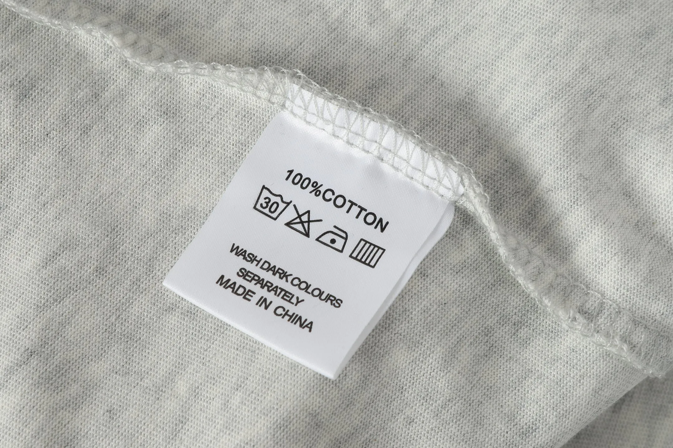 5106# light gray | P106 Godspeed cross-border American rock and roll street washed retro style short-sleeved T (craft printing) fabric (fabric) 32 counts combed double yarn 240 grams weight code number (size): S-M-L-XL color (colour): light gray