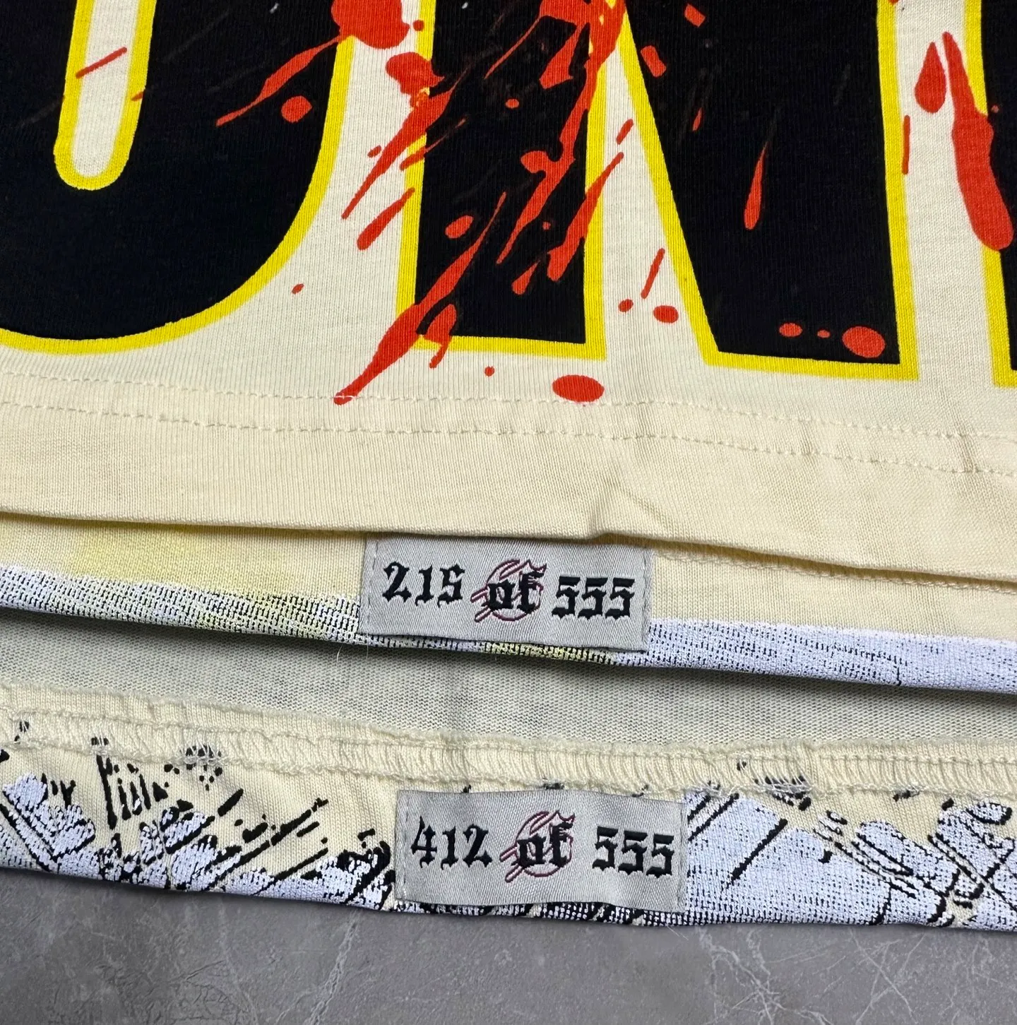 5139#Apricot color | P104 Real photos under high-definition effect Godspeed cross-border American rock and roll street washed retro style short-sleeved T (craft printing) fabric (fabric) 32 counts combed double yarn 240 grams weight code number (size): S-M-L-XL color (colour): apricot