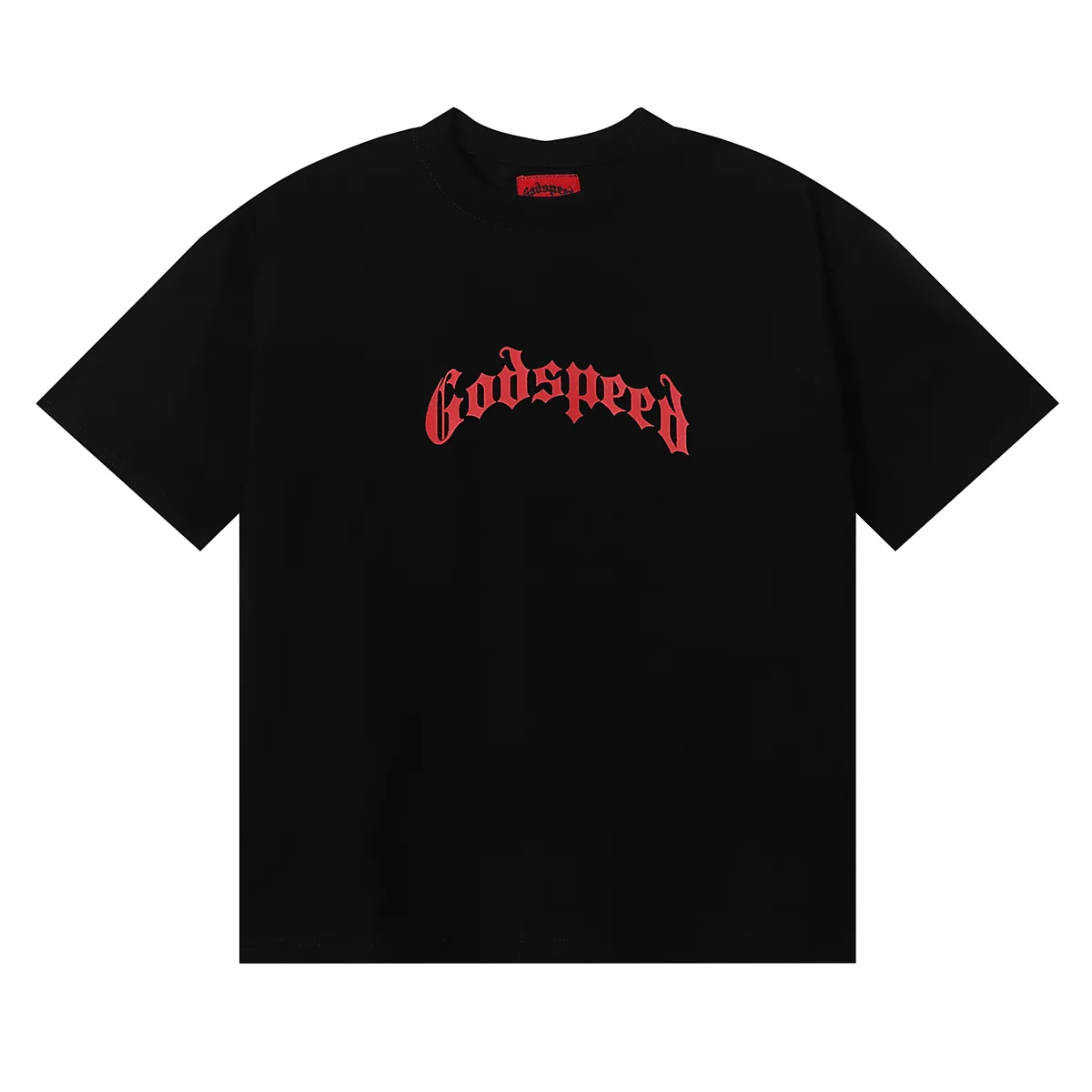 No. 7022, American trendy brand Godspeed skull rose clock dial printing high quality double yarn pure cotton casual short-sleeved T-shirt batch 110 Color: black, white, apricot; Size: S M L XL