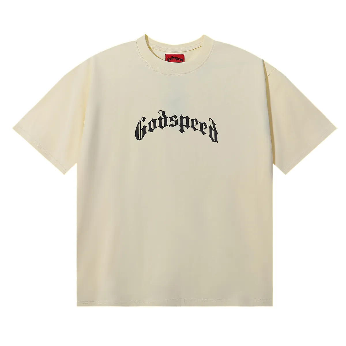 No. 7022, American trendy brand Godspeed skull rose clock dial printing high quality double yarn pure cotton casual short-sleeved T-shirt batch 110 Color: black, white, apricot; Size: S M L XL