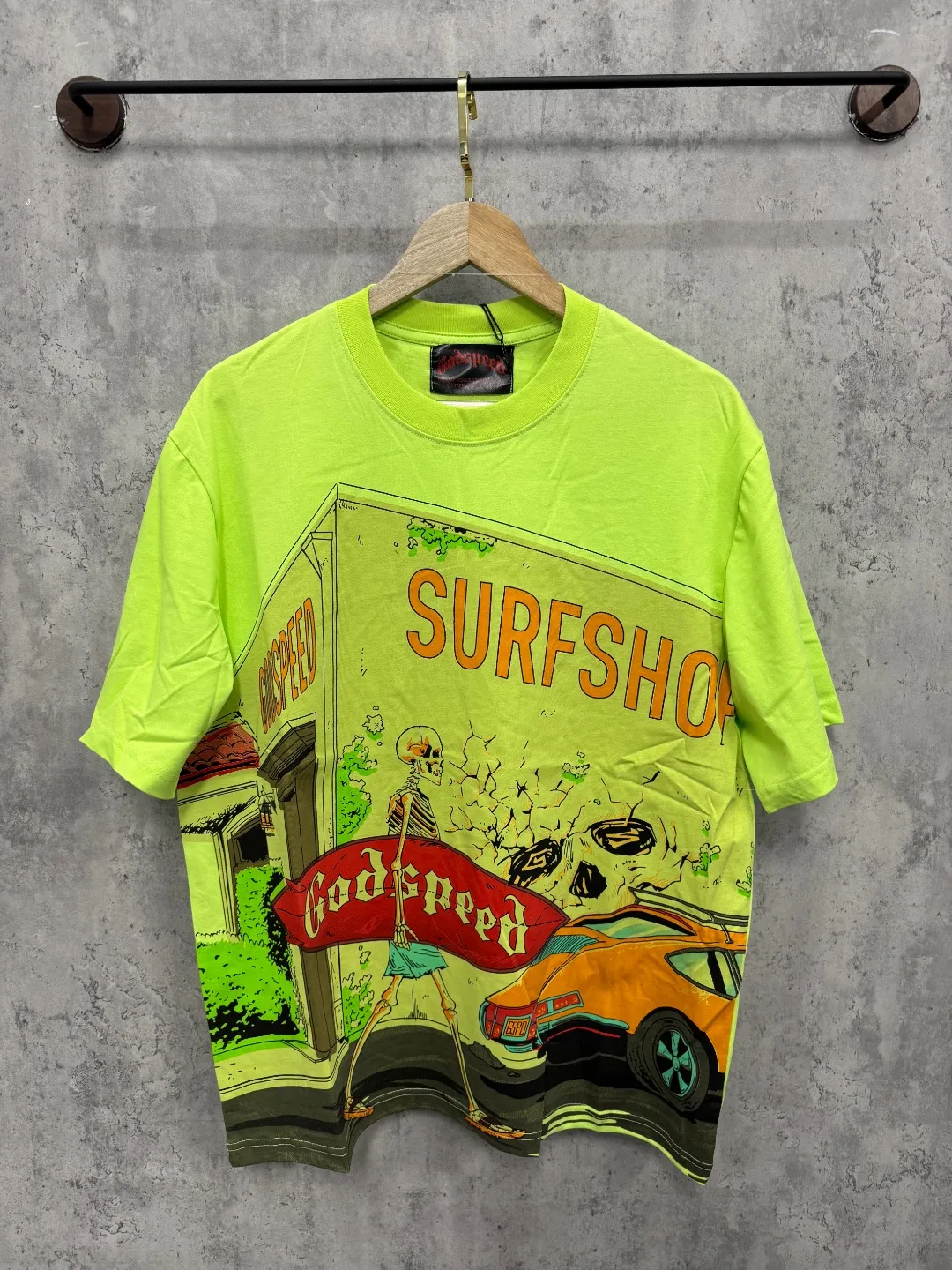 G28# GodSpeed ​​HD Printed Short Sleeve S-XL Green P106