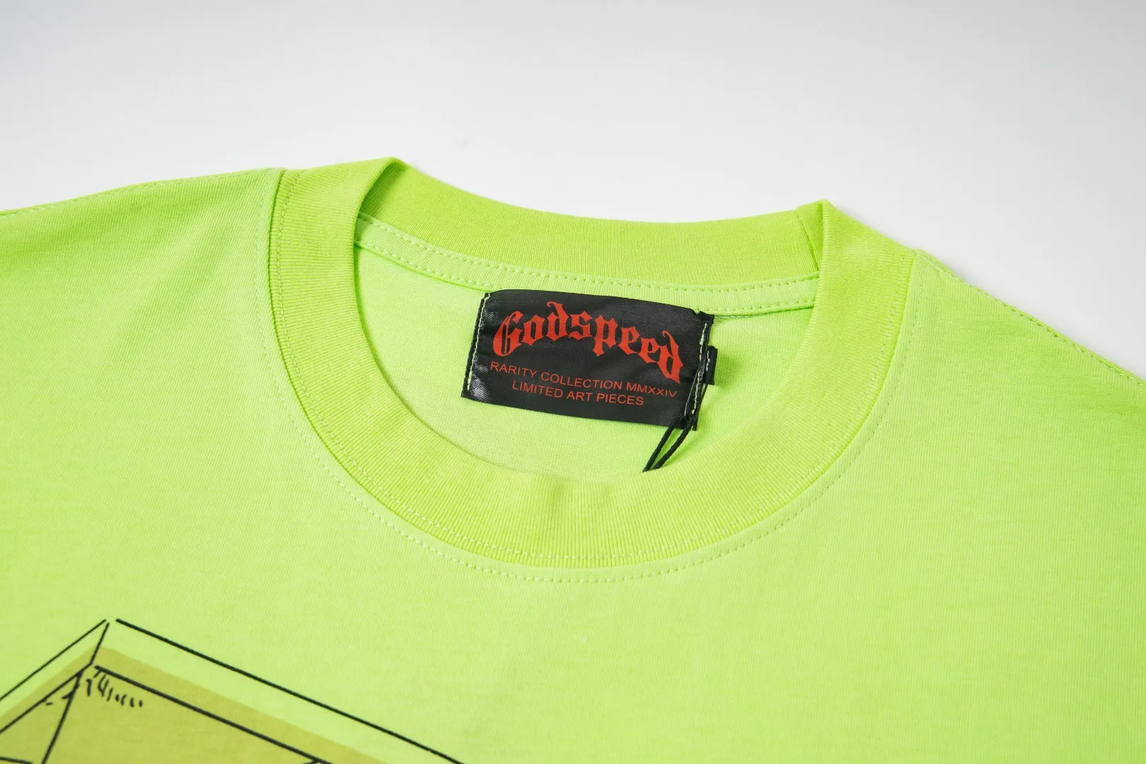 G28# GodSpeed ​​HD Printed Short Sleeve S-XL Green P106