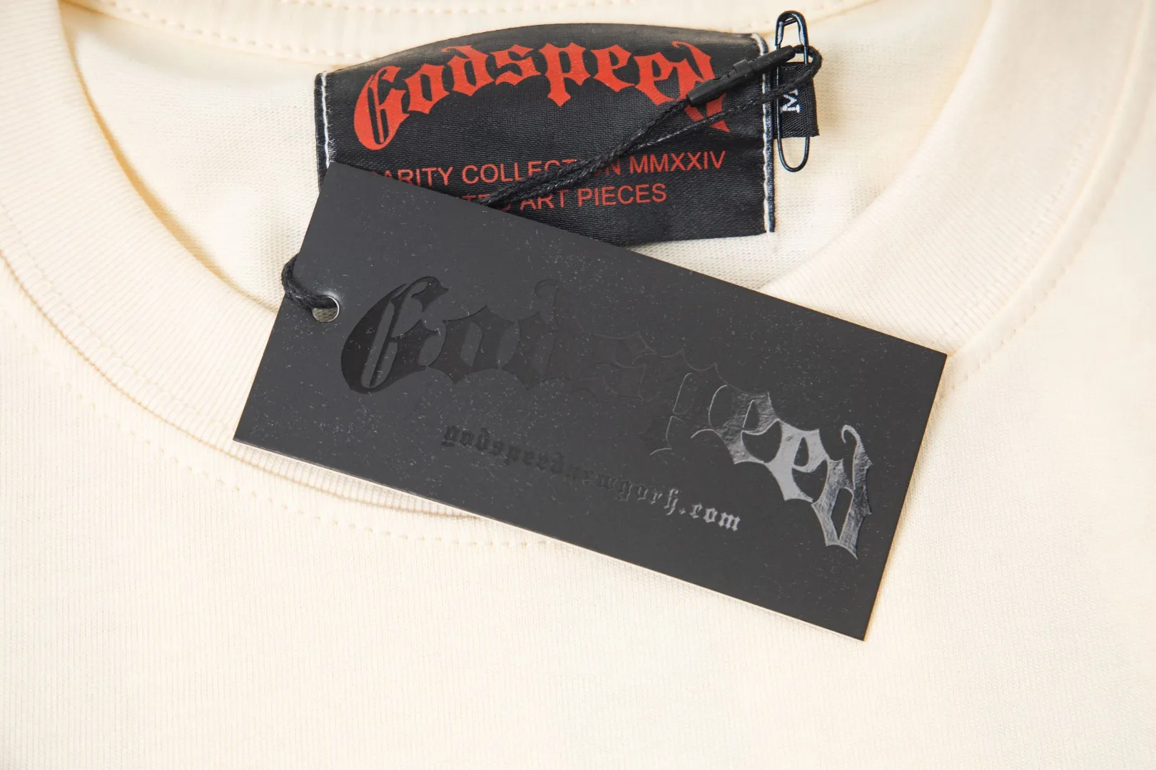 G42# GodSpeed ​​white ink direct spray wash long sleeve S-XL size wash black P156 apricot P146