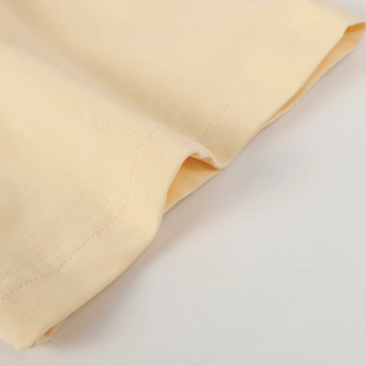 5111#apricot I P106 Godspeed cross-border American rock and roll street washed retro style short-sleeved T (craft printing) fabric (fabric) 32 counts combed double yarn 240 grams weight code number (size): S-M-L-XL color (colour): apricot