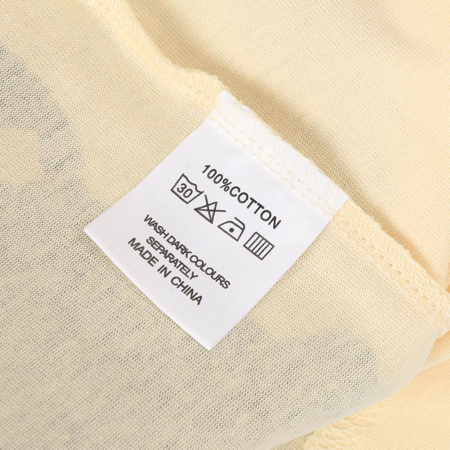 5111#apricot I P106 Godspeed cross-border American rock and roll street washed retro style short-sleeved T (craft printing) fabric (fabric) 32 counts combed double yarn 240 grams weight code number (size): S-M-L-XL color (colour): apricot
