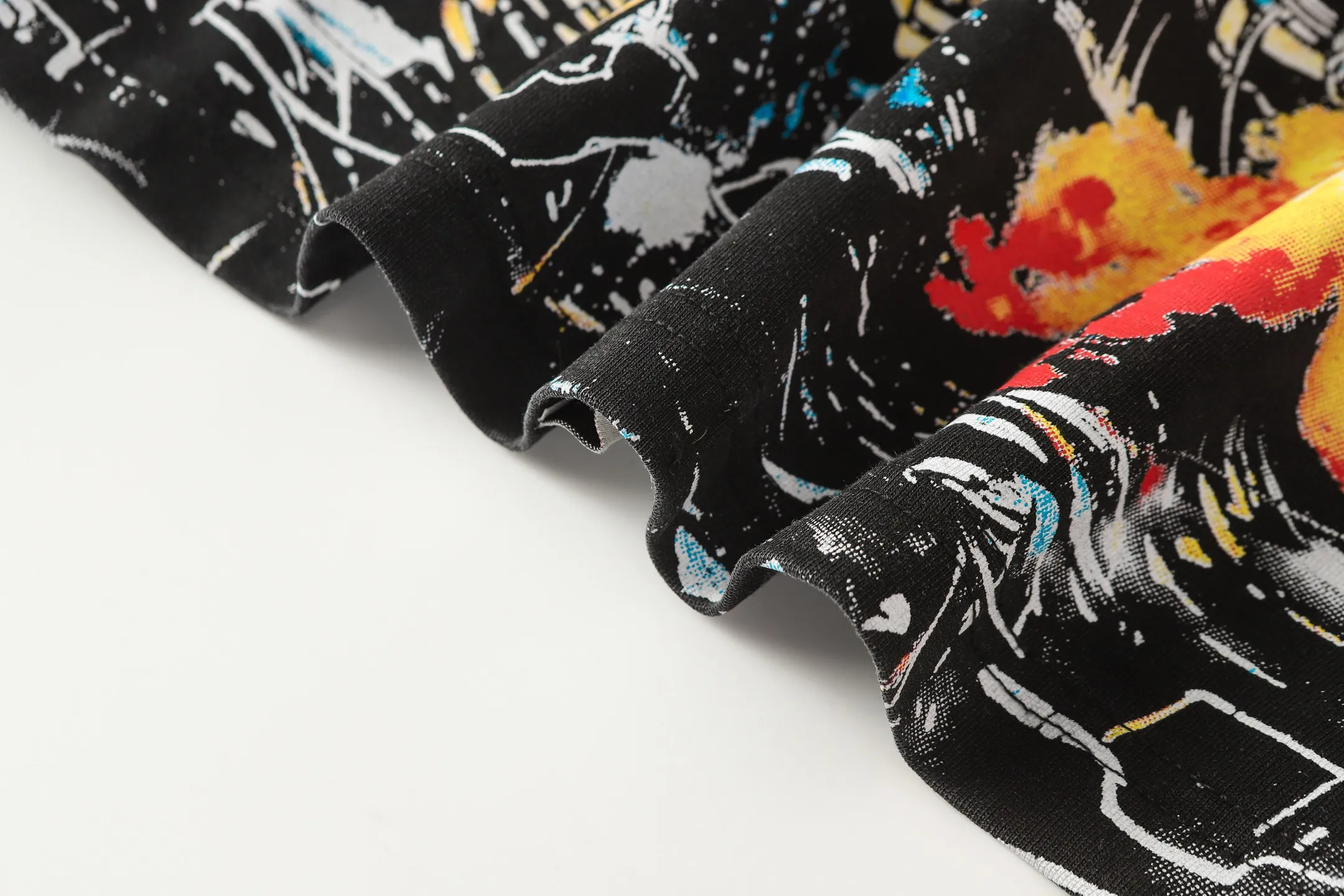 6101# Washed black | P116 High-definition printing. Soft touch Godspeed cross-border American rock and roll street washed retro style short-sleeved T (craft printing) Fabric (fabric): 32 counts combed double yarn 250 grams weight Size (size): S-M-L-XL Color (colour): Washed black