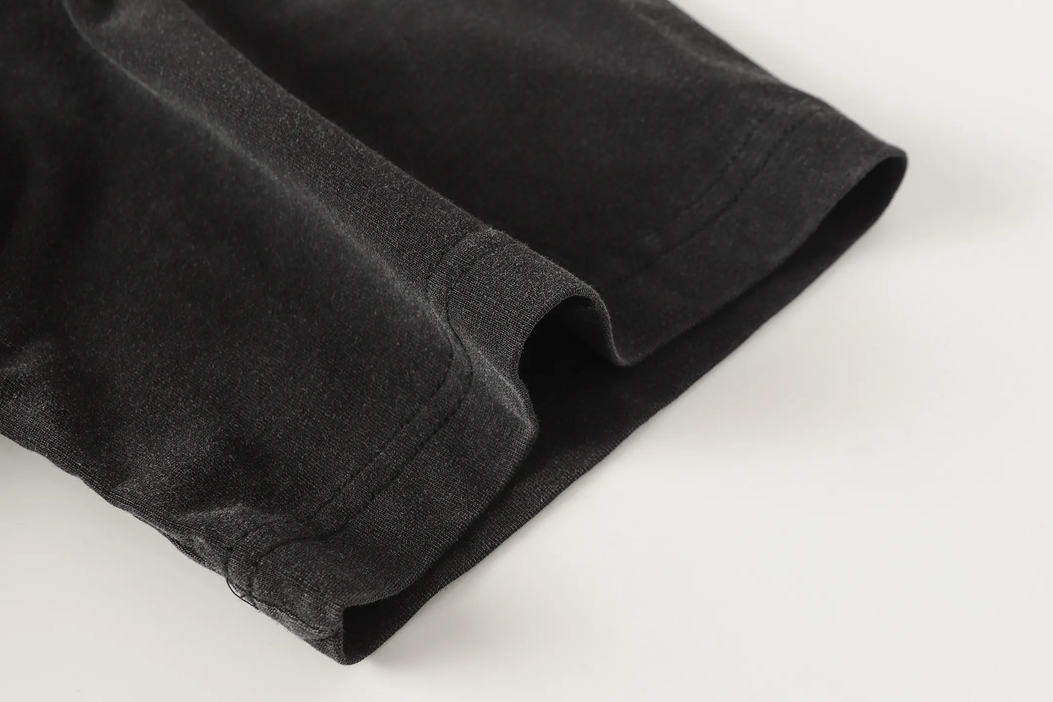 6101# Washed black | P116 High-definition printing. Soft touch Godspeed cross-border American rock and roll street washed retro style short-sleeved T (craft printing) Fabric (fabric): 32 counts combed double yarn 250 grams weight Size (size): S-M-L-XL Color (colour): Washed black