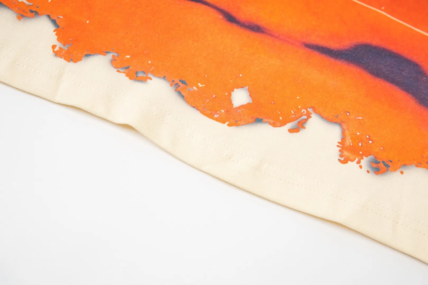 G25# GodSpeed ​​white ink direct spray short sleeves S-XL size apricot P106