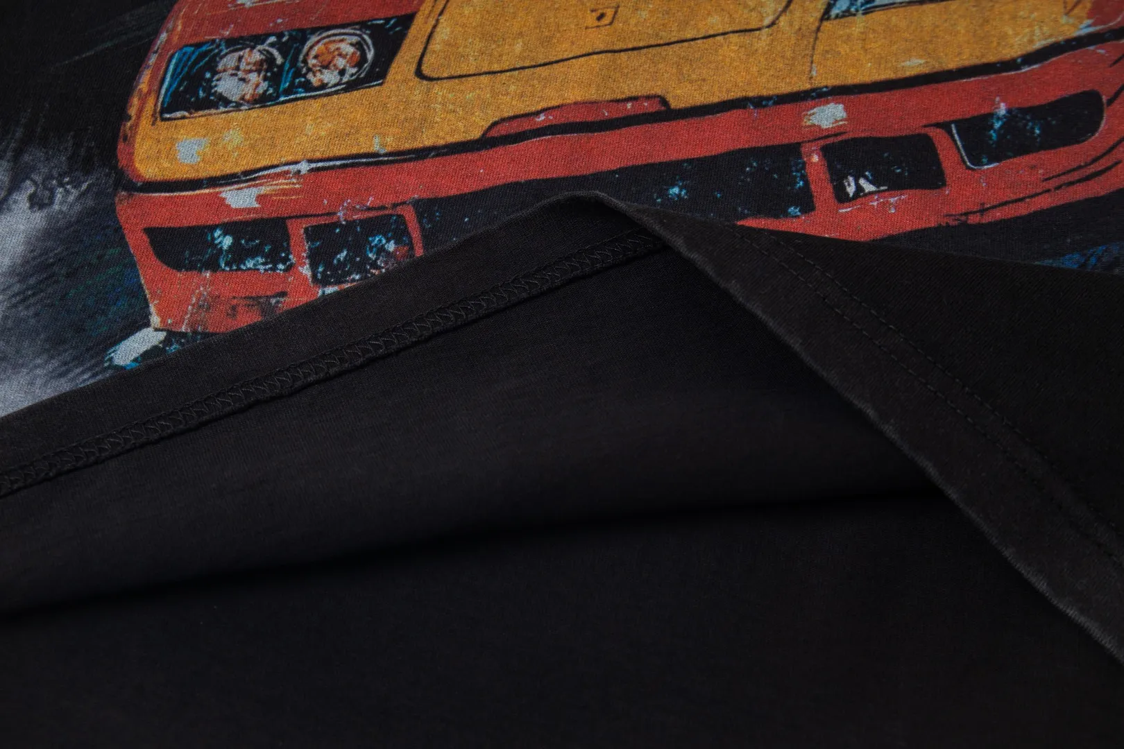 G30# GodSpeed ​​white ink direct spray washed short-sleeved S-XL size black (washed) P126 brown (washed) P126